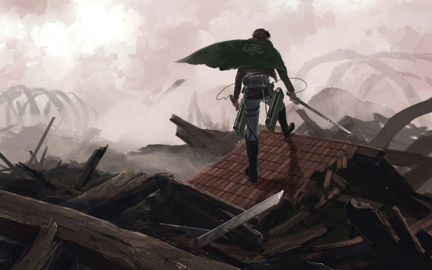 Attack on Titan, Levi Ackerman, Anime, Hintergrund, 1440x900 HD Desktop