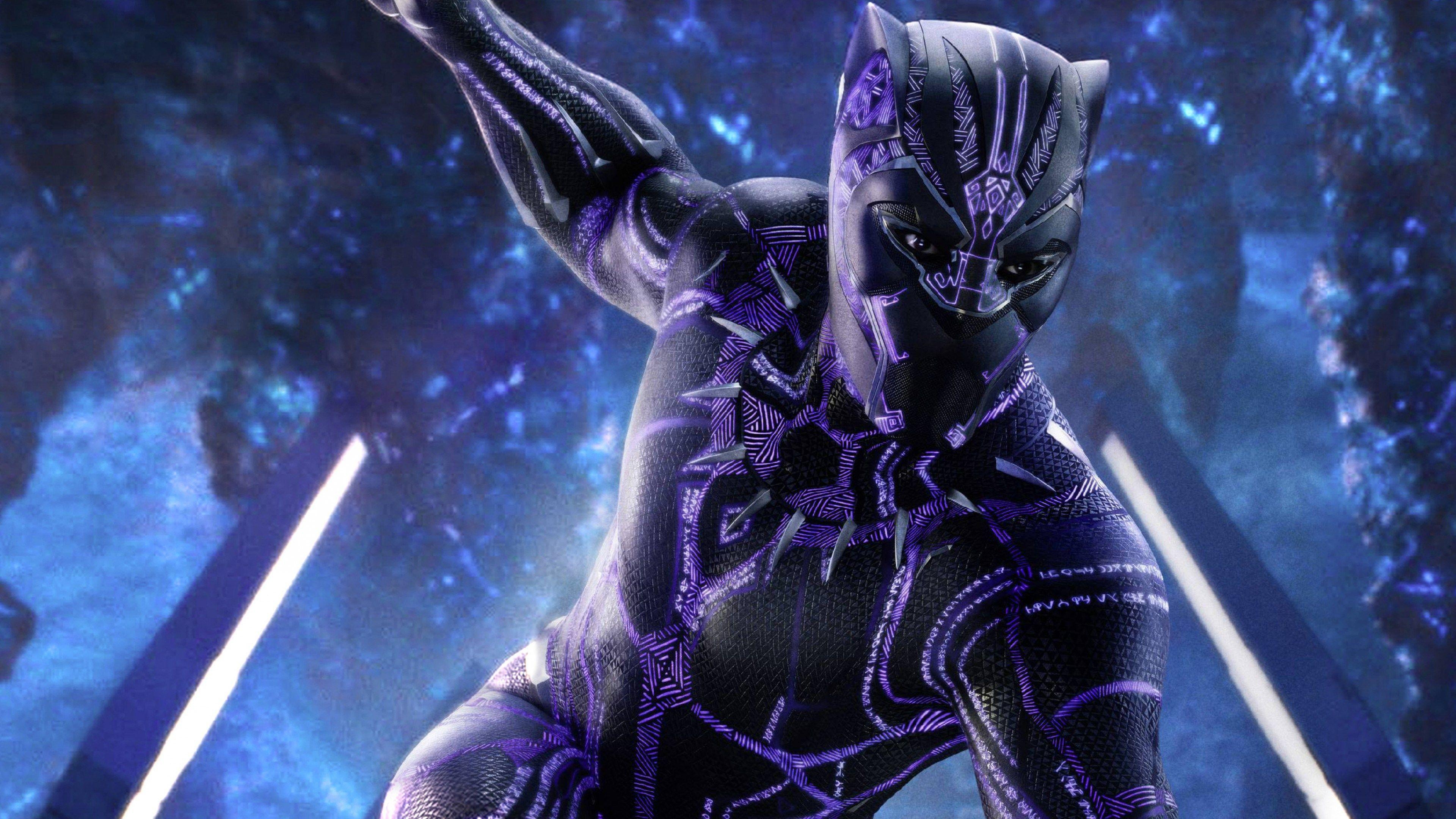 Black Panther HD, Marvel, Superheld, Wakanda, Bild, 3840x2160 4K Desktop