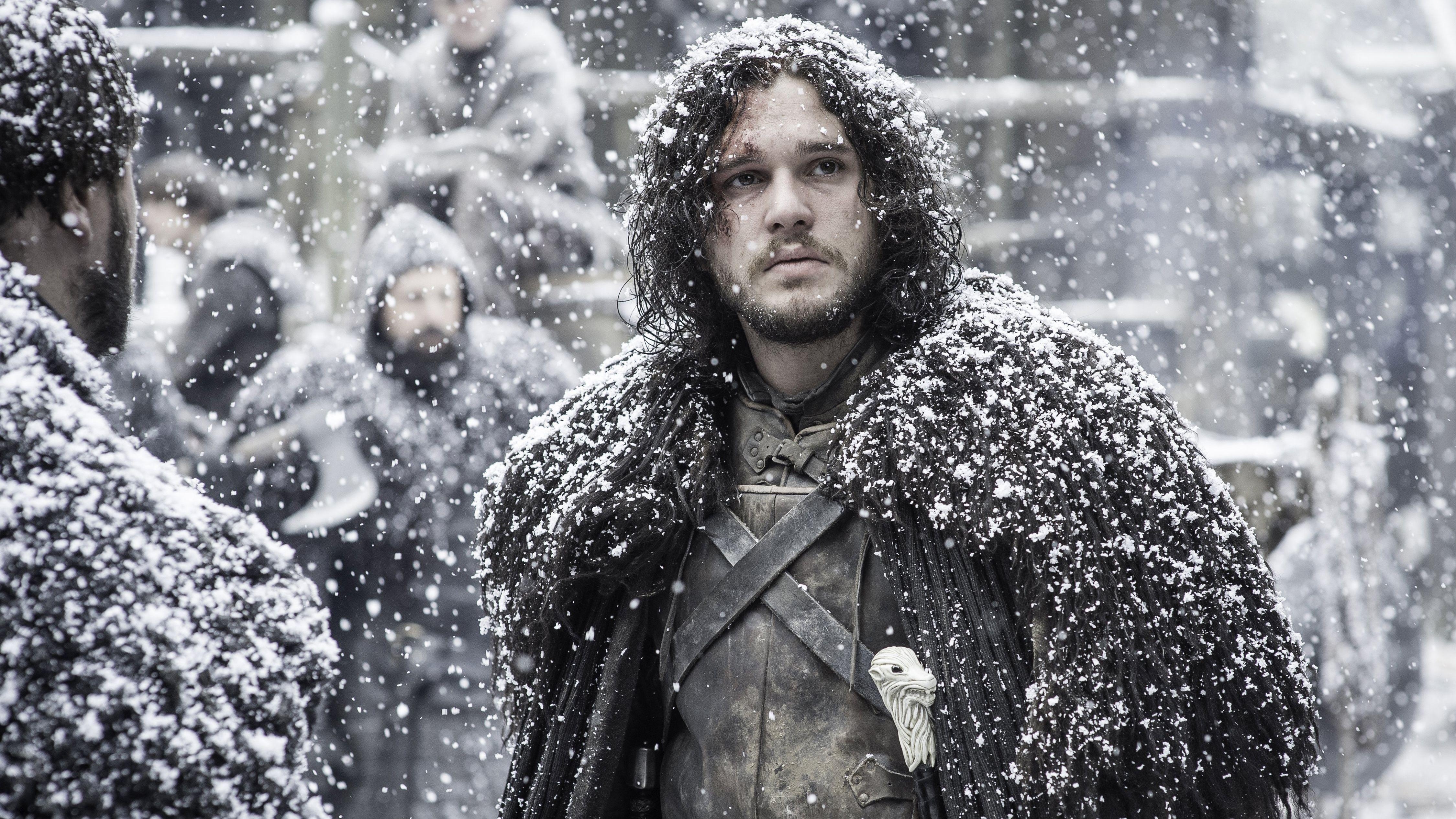 Game of Thrones, Kit Harington, Jon Snow, 4K Serie, Drama, 4500x2540 4K Desktop