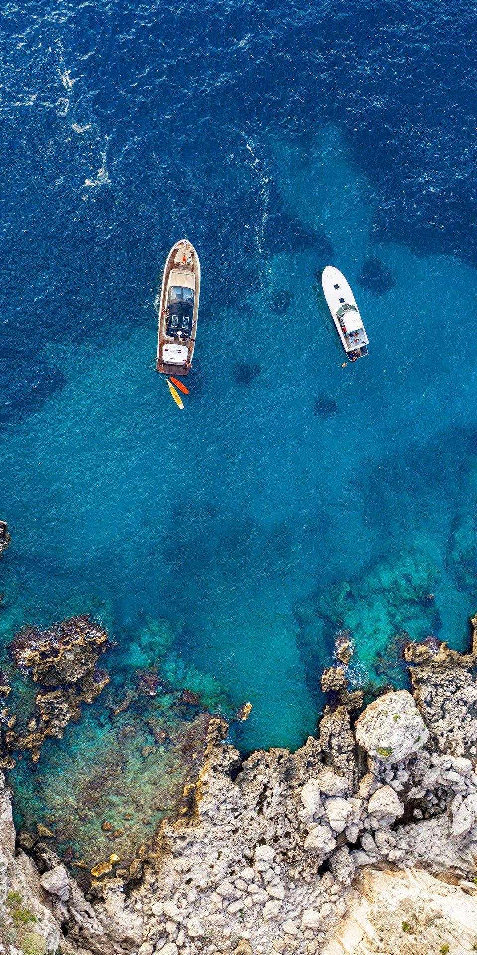 Capri Insel, Bucht von Neapel, Italien, Landschaft, 960x1920 HD Handy