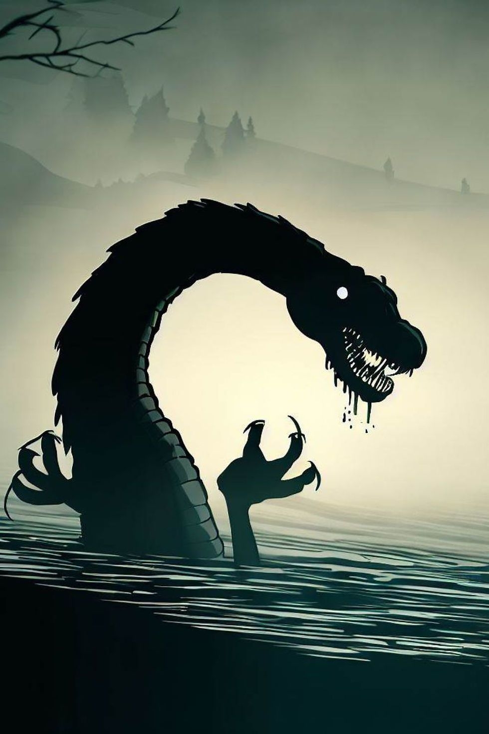 Loch Ness Monster, Riesen-Aal, Ungeheuer, Mysterium, Schottland, 980x1470 HD Handy