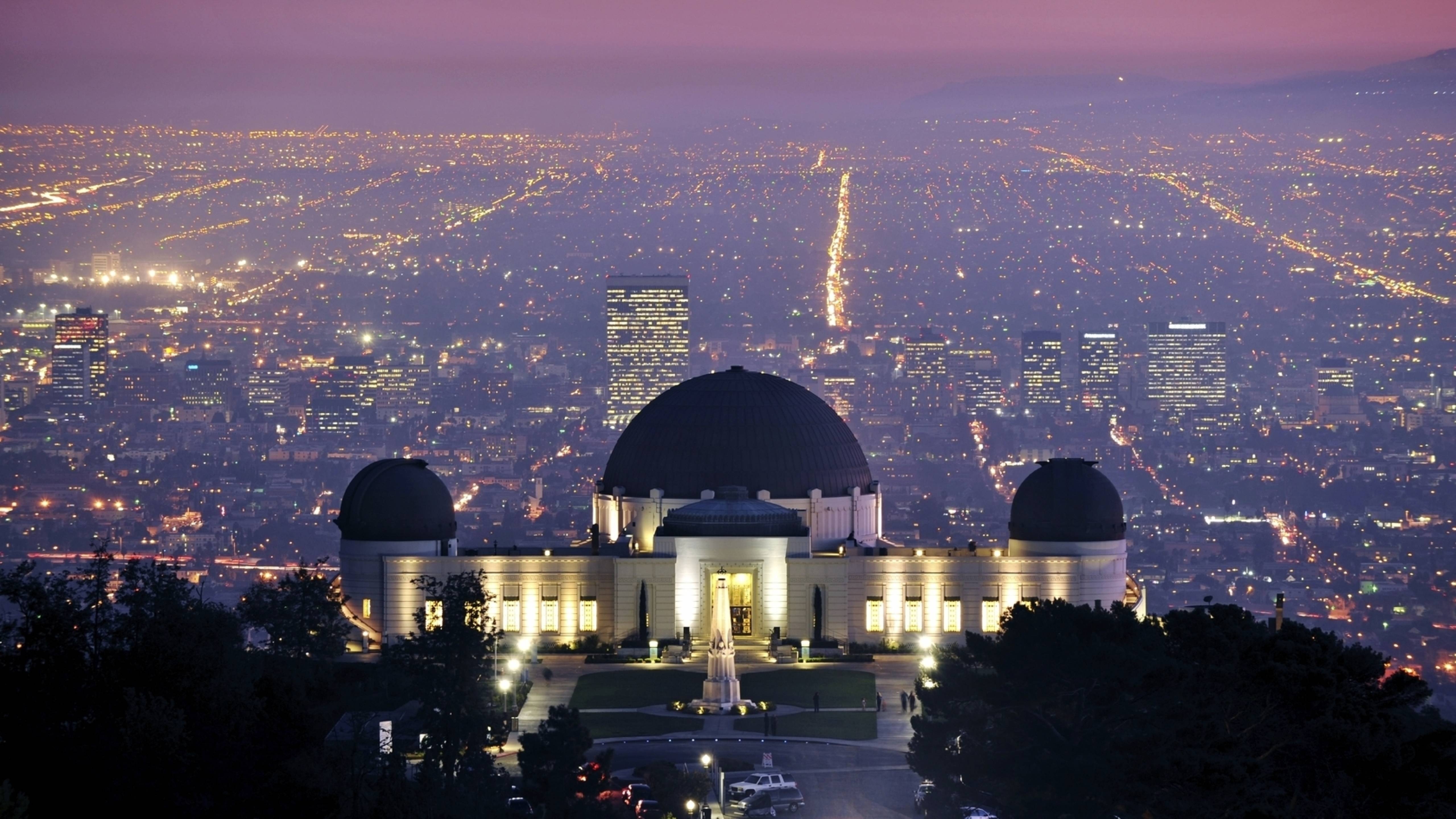 Griffith Observatorium, Los Angeles, 5K, Stadt, Bild, 5120x2880 4K Desktop