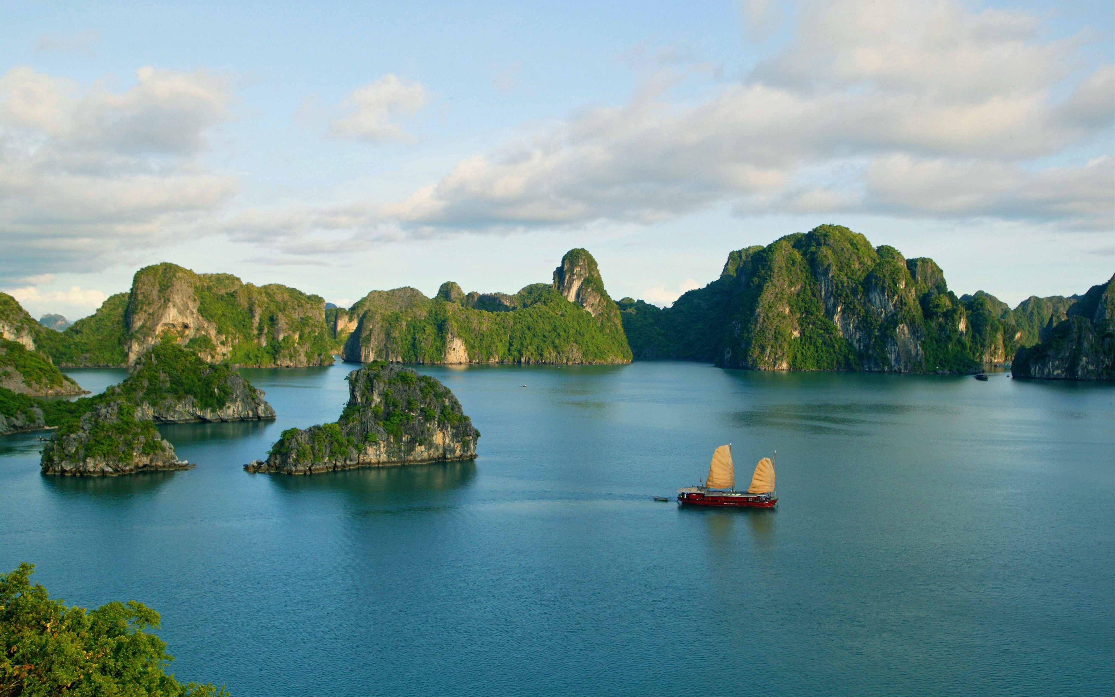 Ha Long Bucht, HD, Vietnam, Hintergrund, 3840x2400 4K Desktop