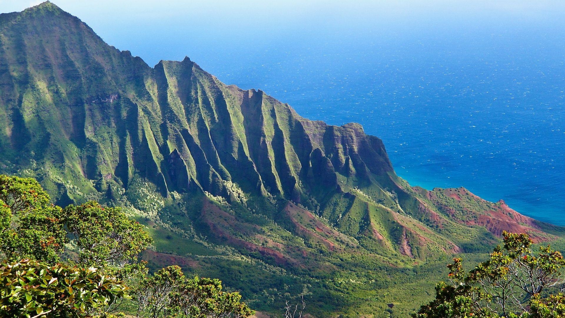 Kalalau Valley, Hawaii, Natur, Küste, Landschaft, 1920x1080 Full HD Desktop