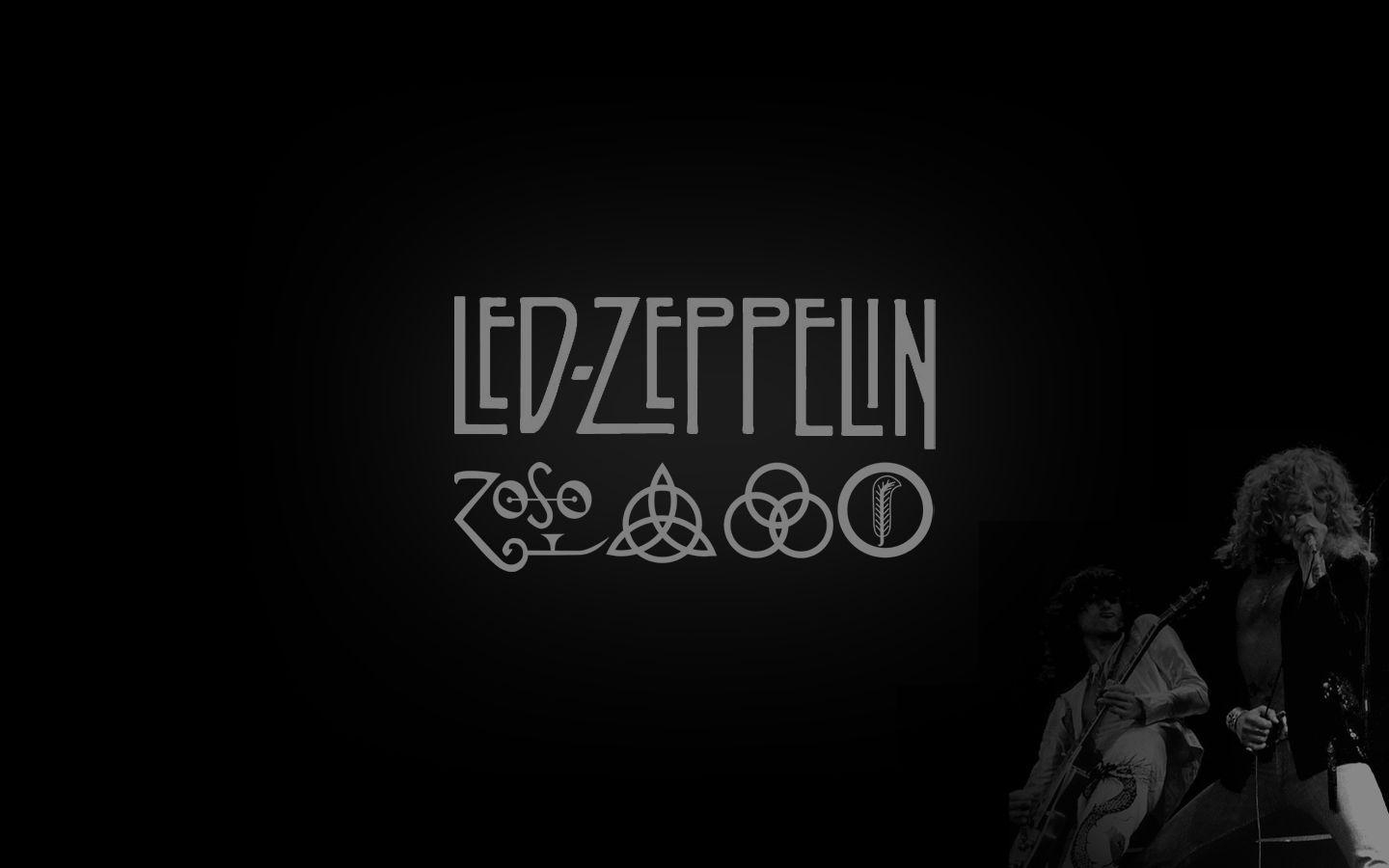 Led Zeppelin, Musik, Hintergrund, Rockband, Symbol, 1440x900 HD Desktop