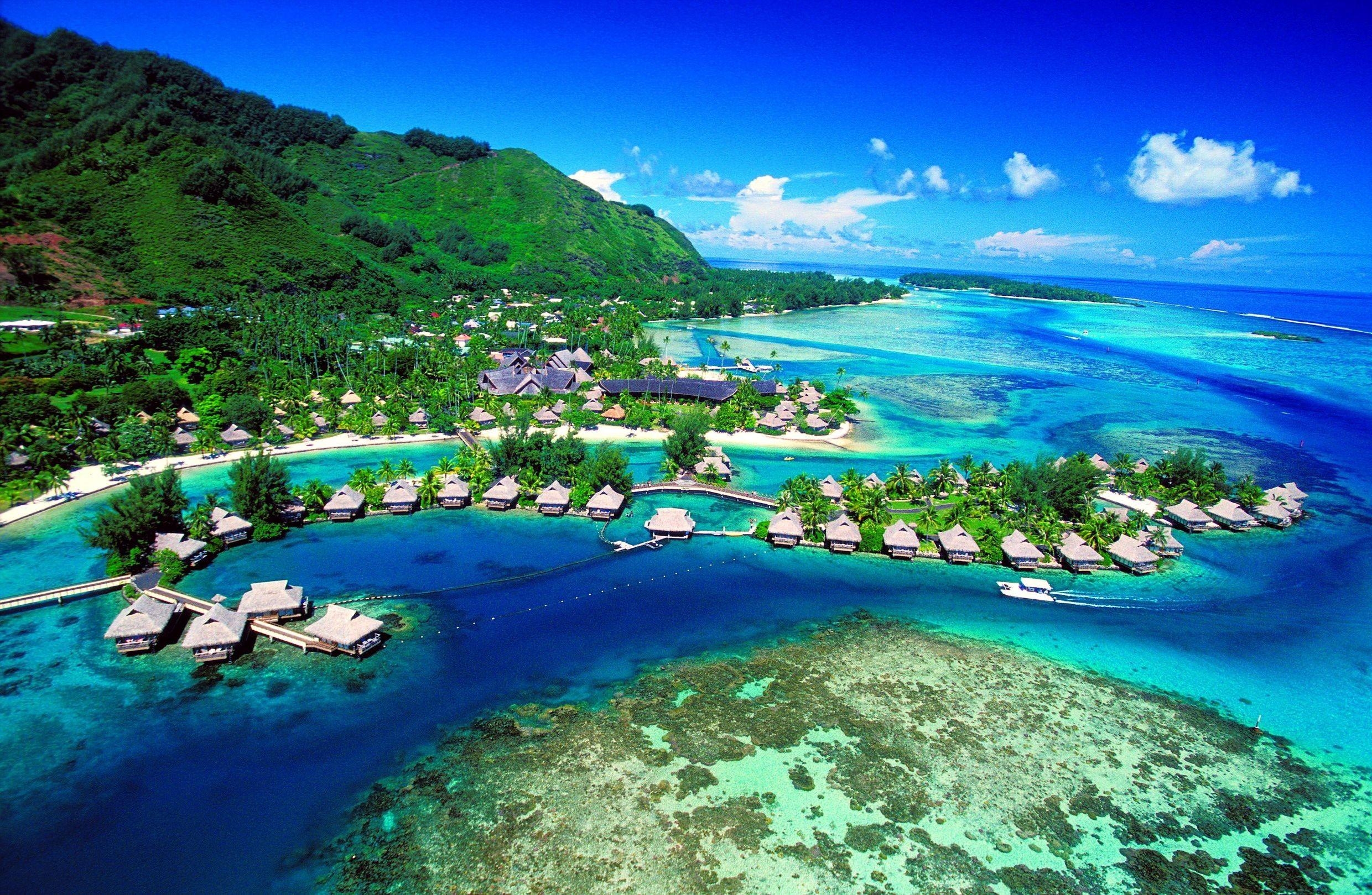 Tahiti, Strand, Moorea, Insel, Landschaft, 2480x1620 HD Desktop