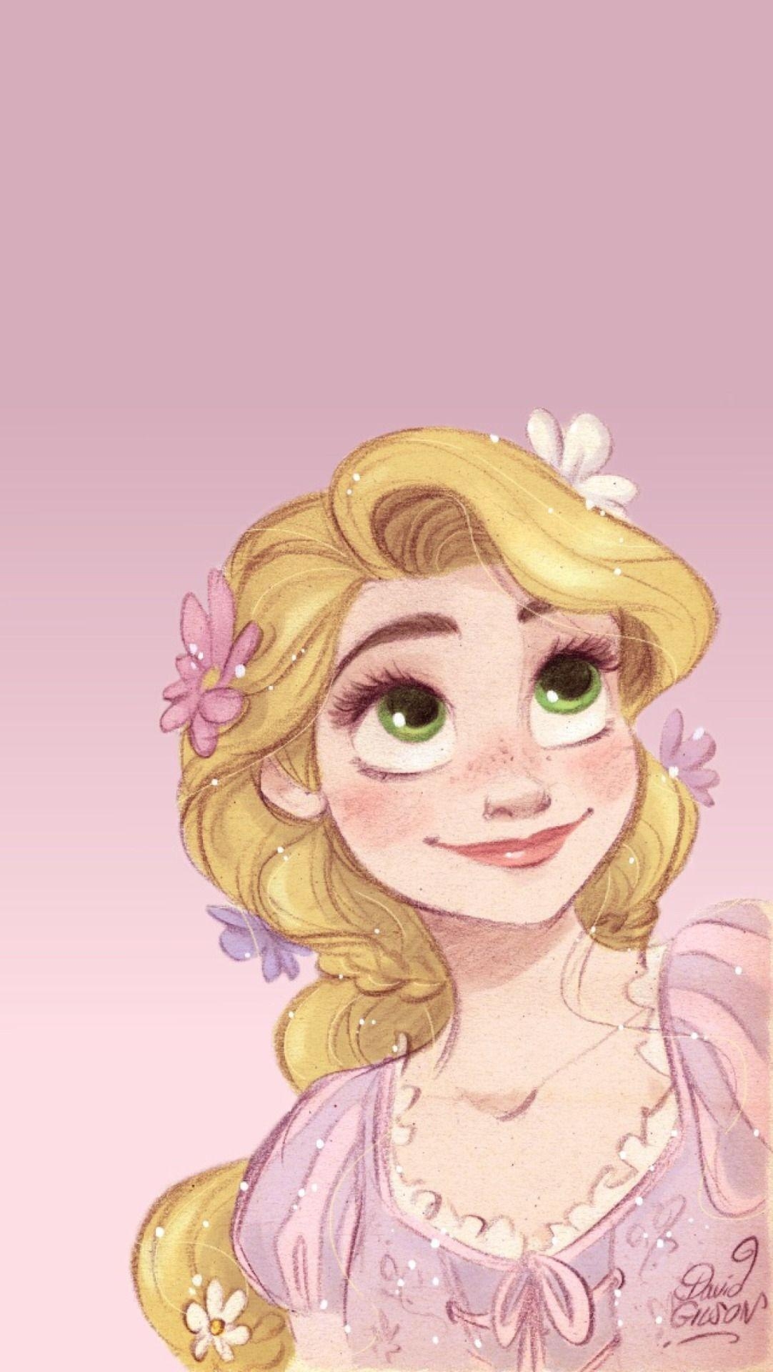 Rapunzel, Disney, Puppen, Märchen, Kunst, 1090x1920 HD Handy