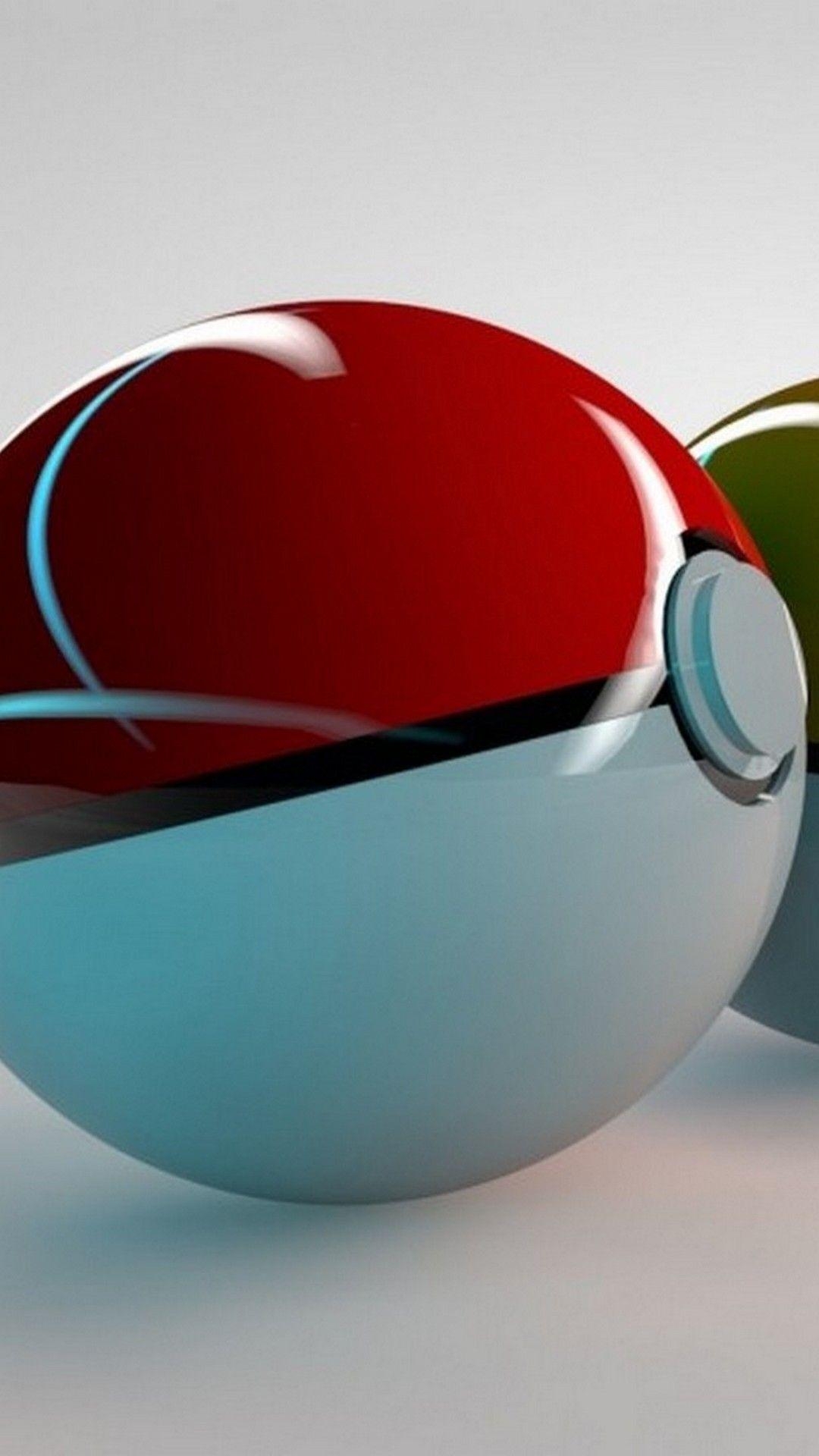 3D Pokémon Ball, Android, App, Spiel, Virtuell, 1080x1920 Full HD Handy