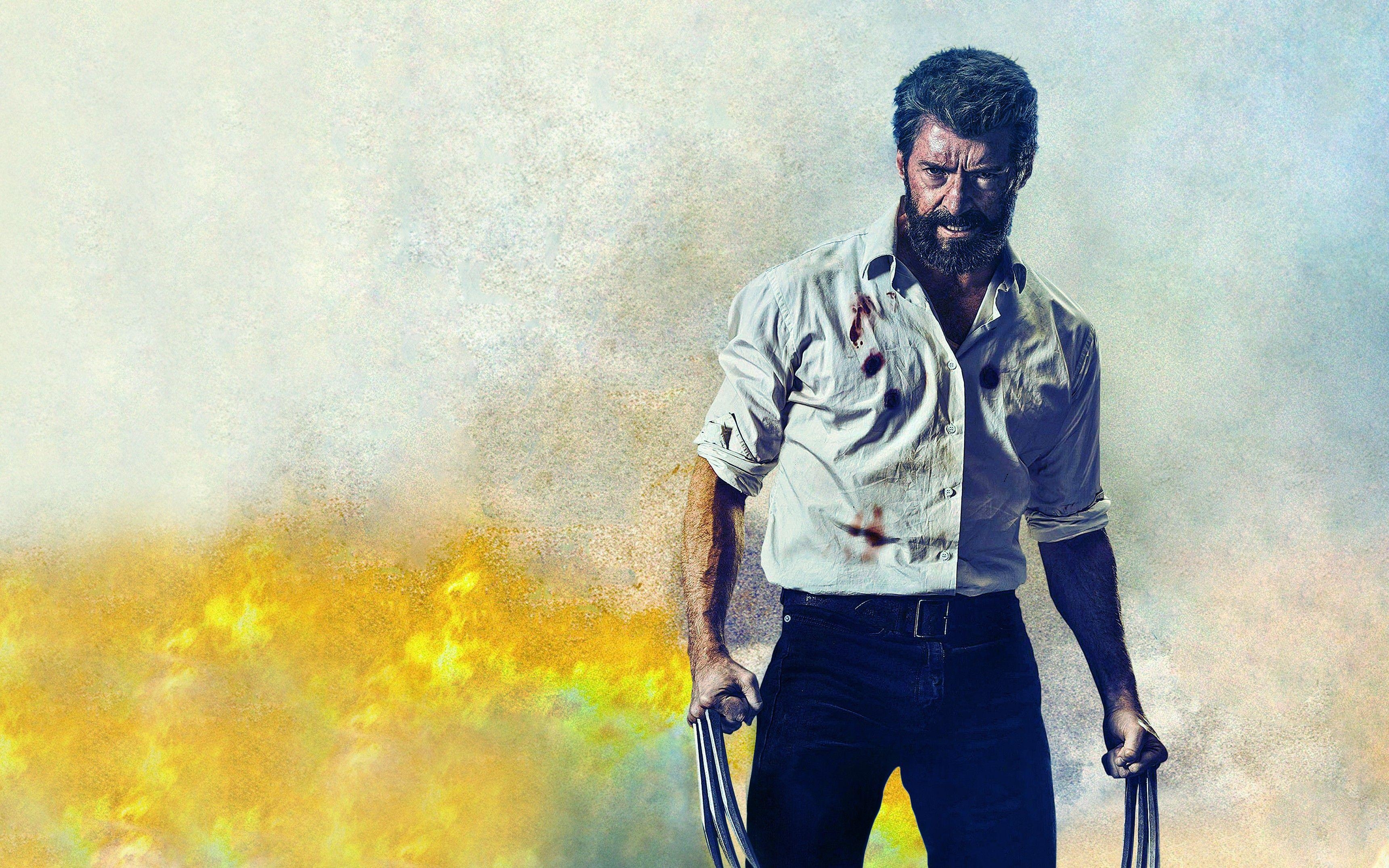 Logan 2017, Hugh Jackman, Hintergrund, HD, Film, 3440x2150 HD Desktop