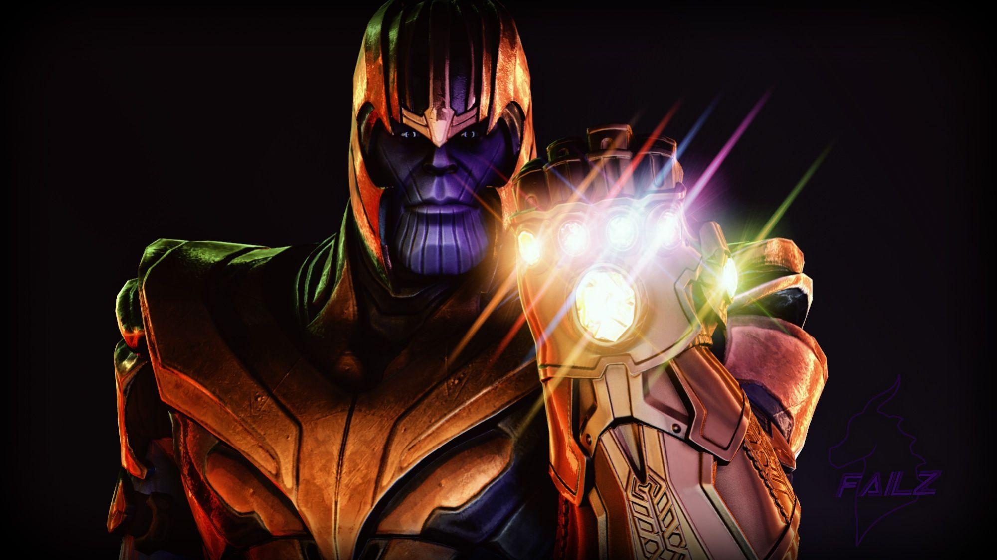 Infinity Gauntlet, Thanos, Wallpaper, Marvel, Comic, 2000x1130 HD Desktop