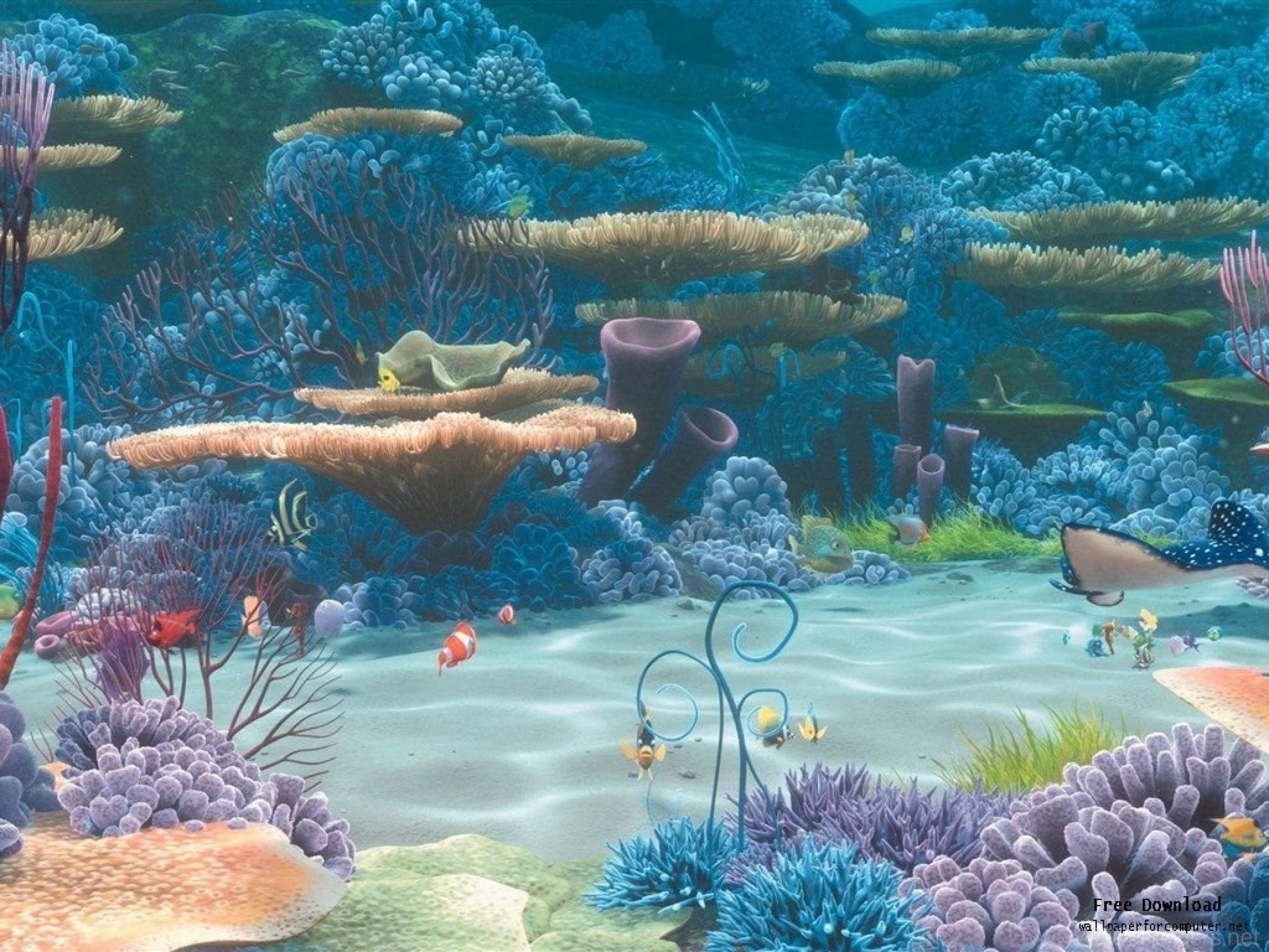 Findet Nemo, Cartoon, Disney, Marlin, Dorie, 2800x2100 HD Desktop