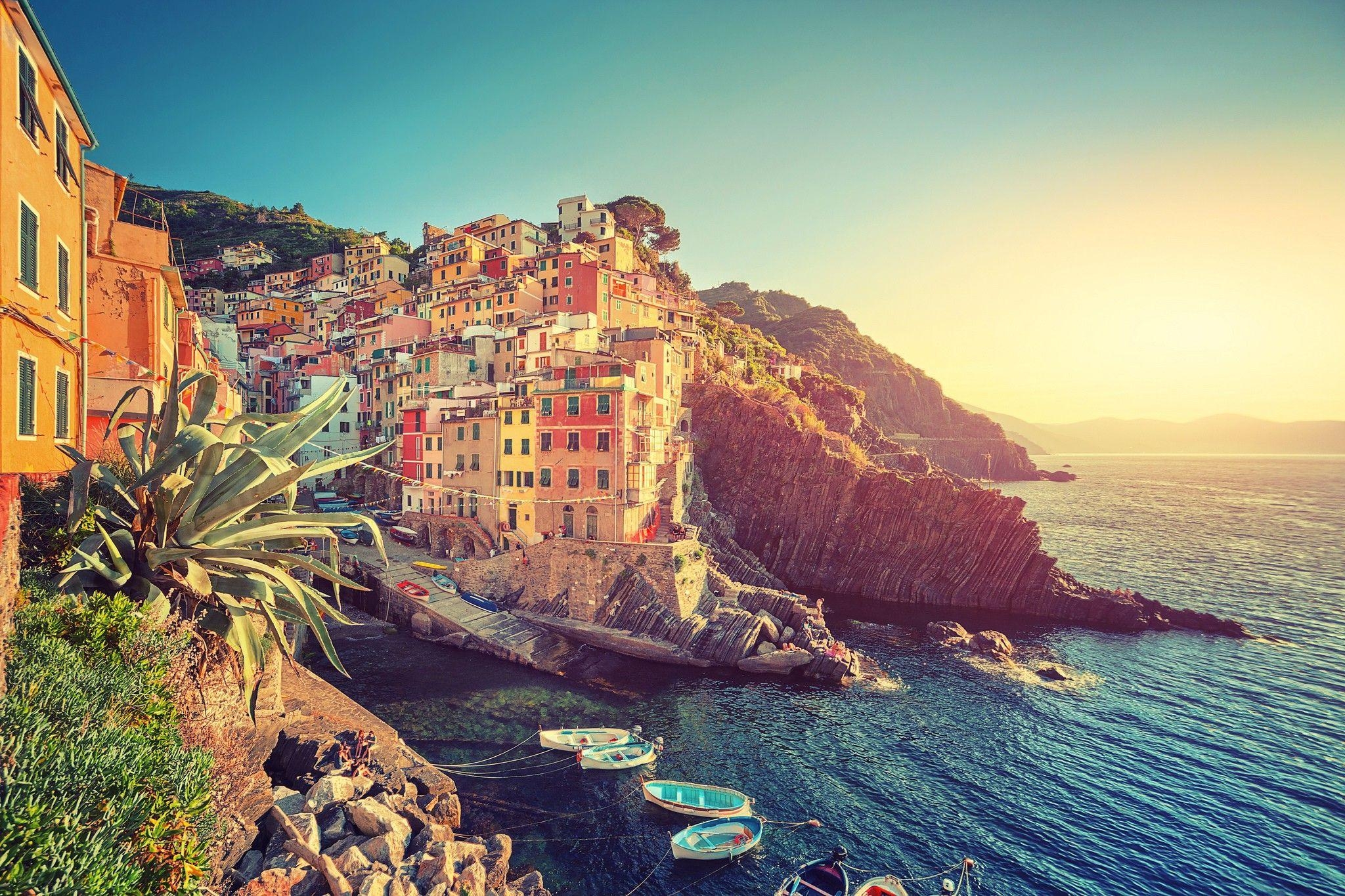 Italien, Cinque Terre, Meer, Stadtbild, Landschaft, 2050x1370 HD Desktop