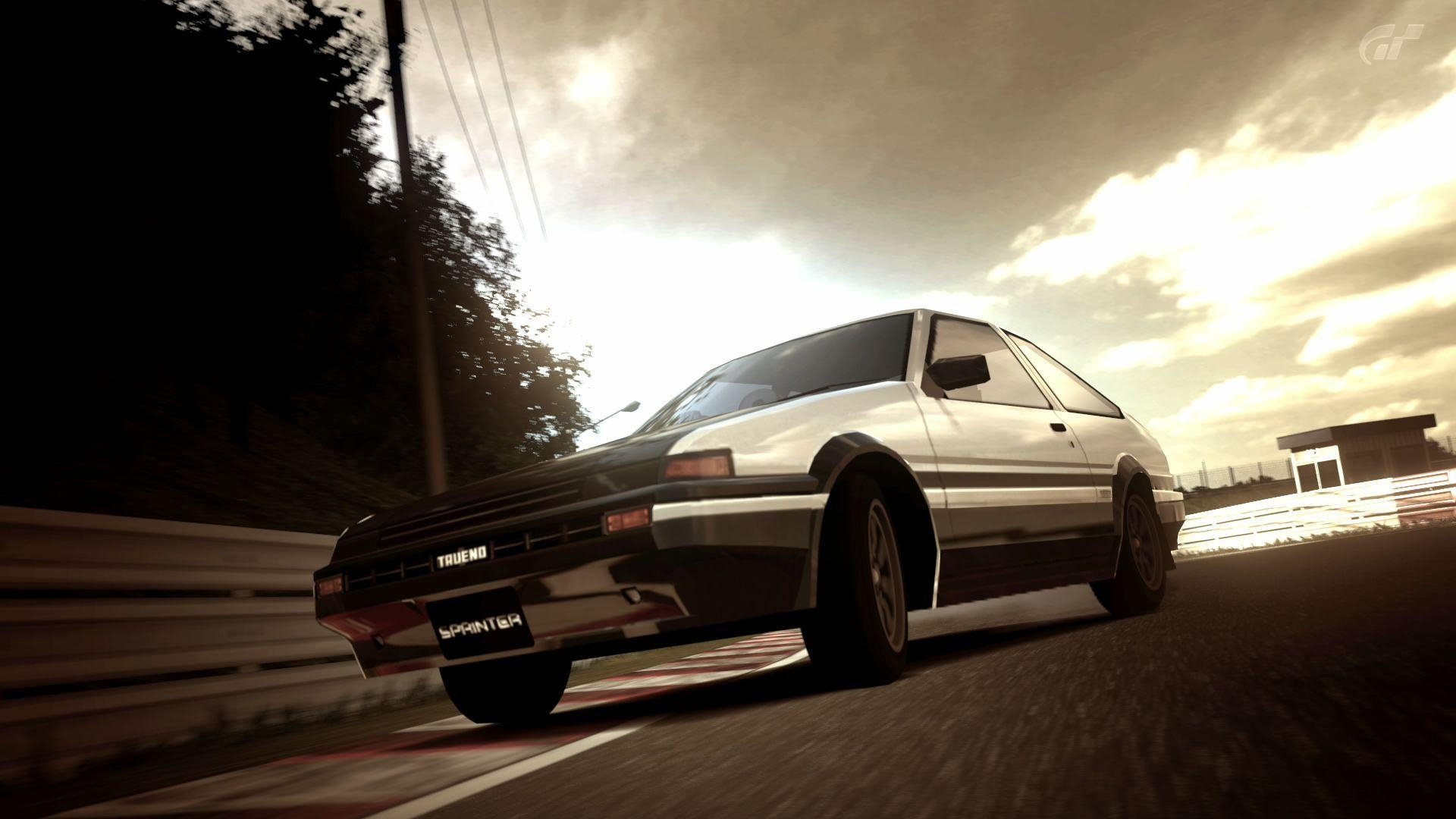 Initial D, Wallpaper, Anime, Autos, Drift, 1920x1080 Full HD Desktop