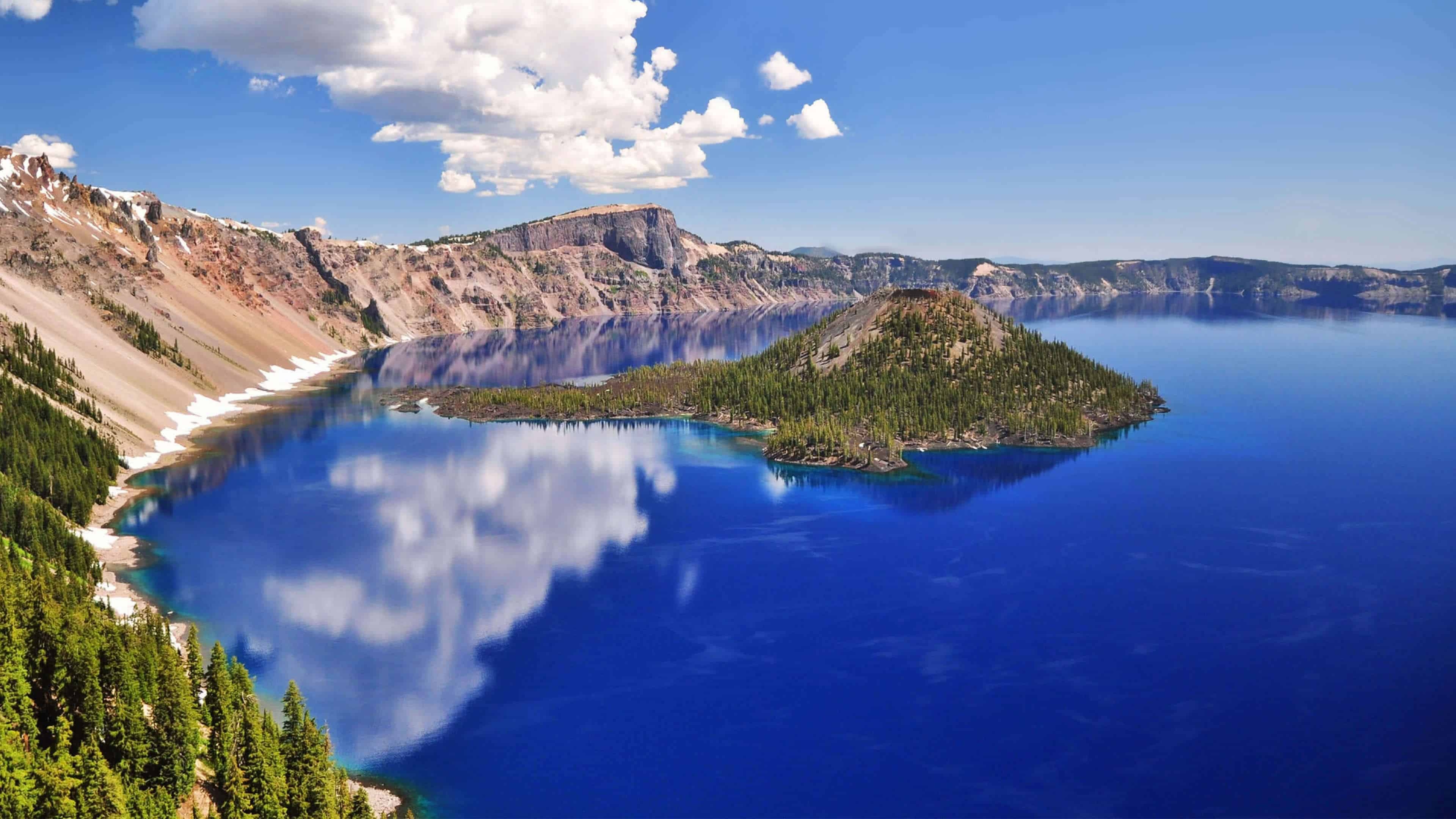 Crater Lake, Nationalpark, Oregon, USA, UHD, 3840x2160 4K Desktop