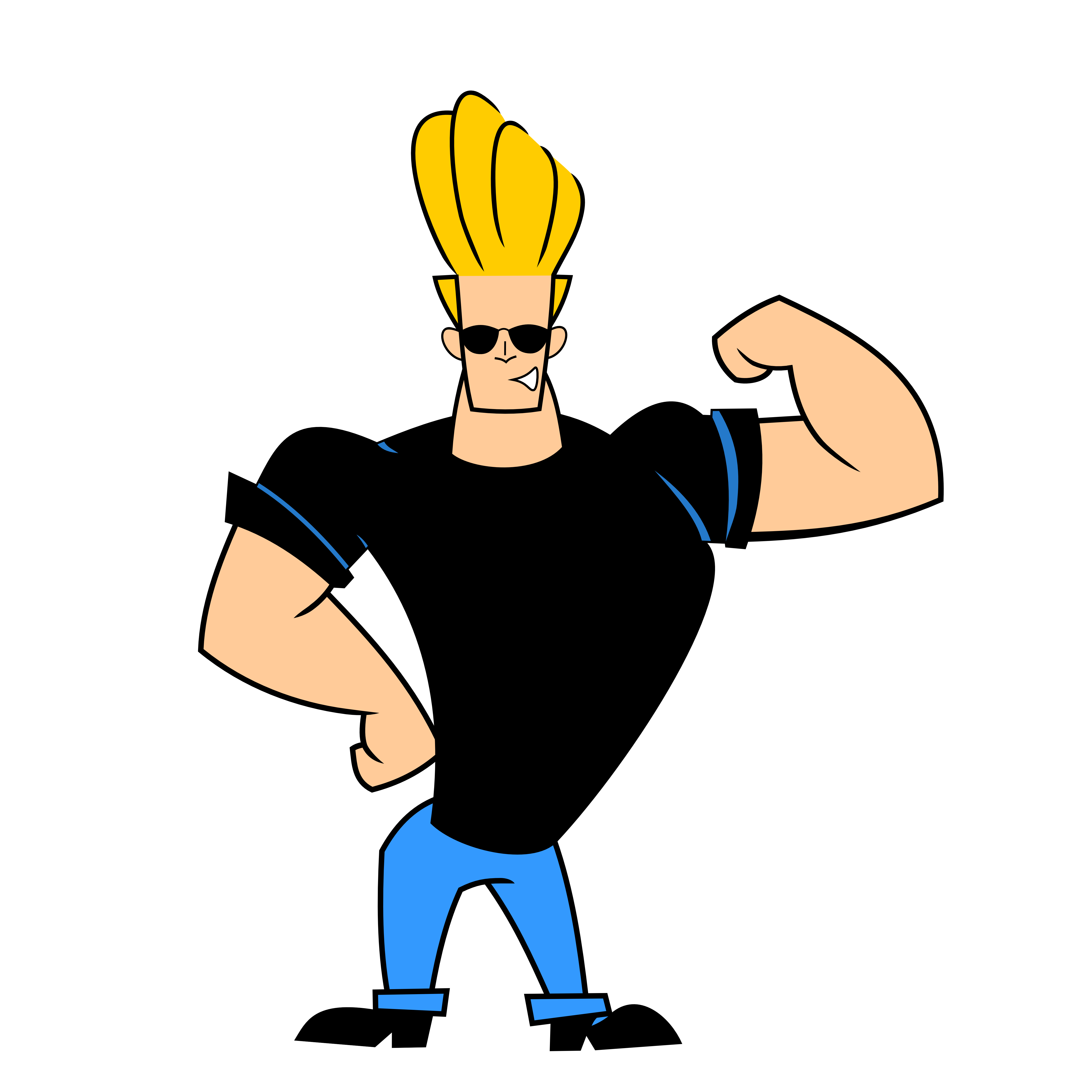 Johnny Bravo, Zeichentrick, Animation, Fernsehsendung, Kult, 5000x5000 4K Handy