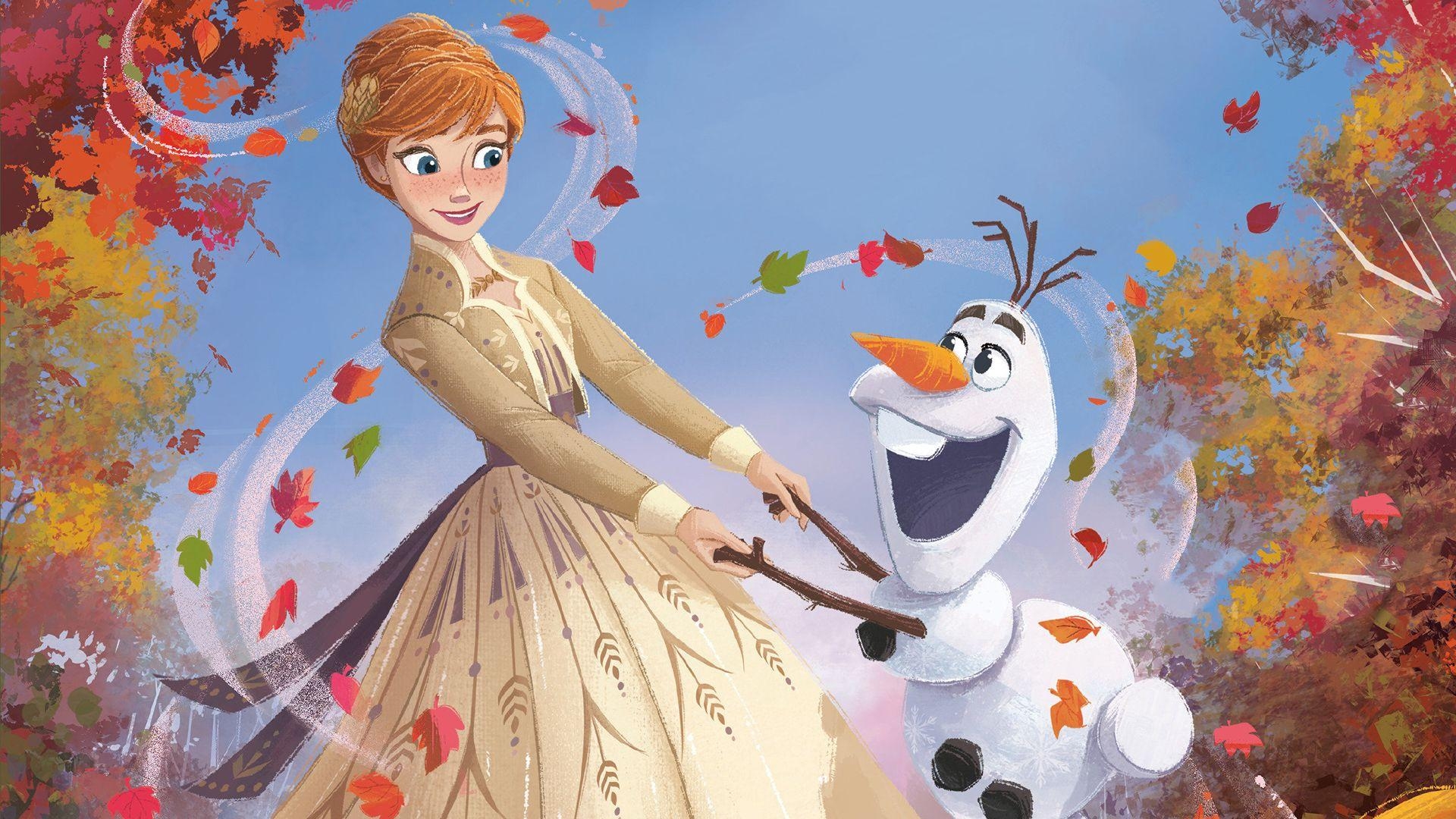 Frozen 2, HD, Desktop, Zeichentrick, Olaf, 1920x1080 Full HD Desktop