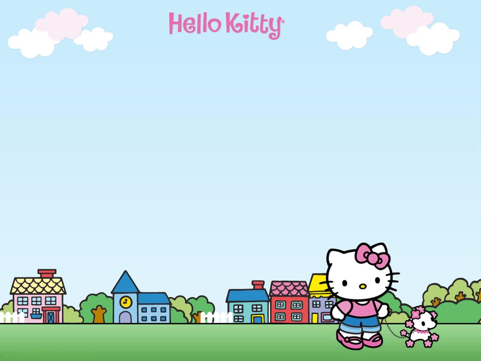 Hello Kitty, Desktop Hintergrund, Rosa, Cartoon, Niedlich, 1600x1200 HD Desktop