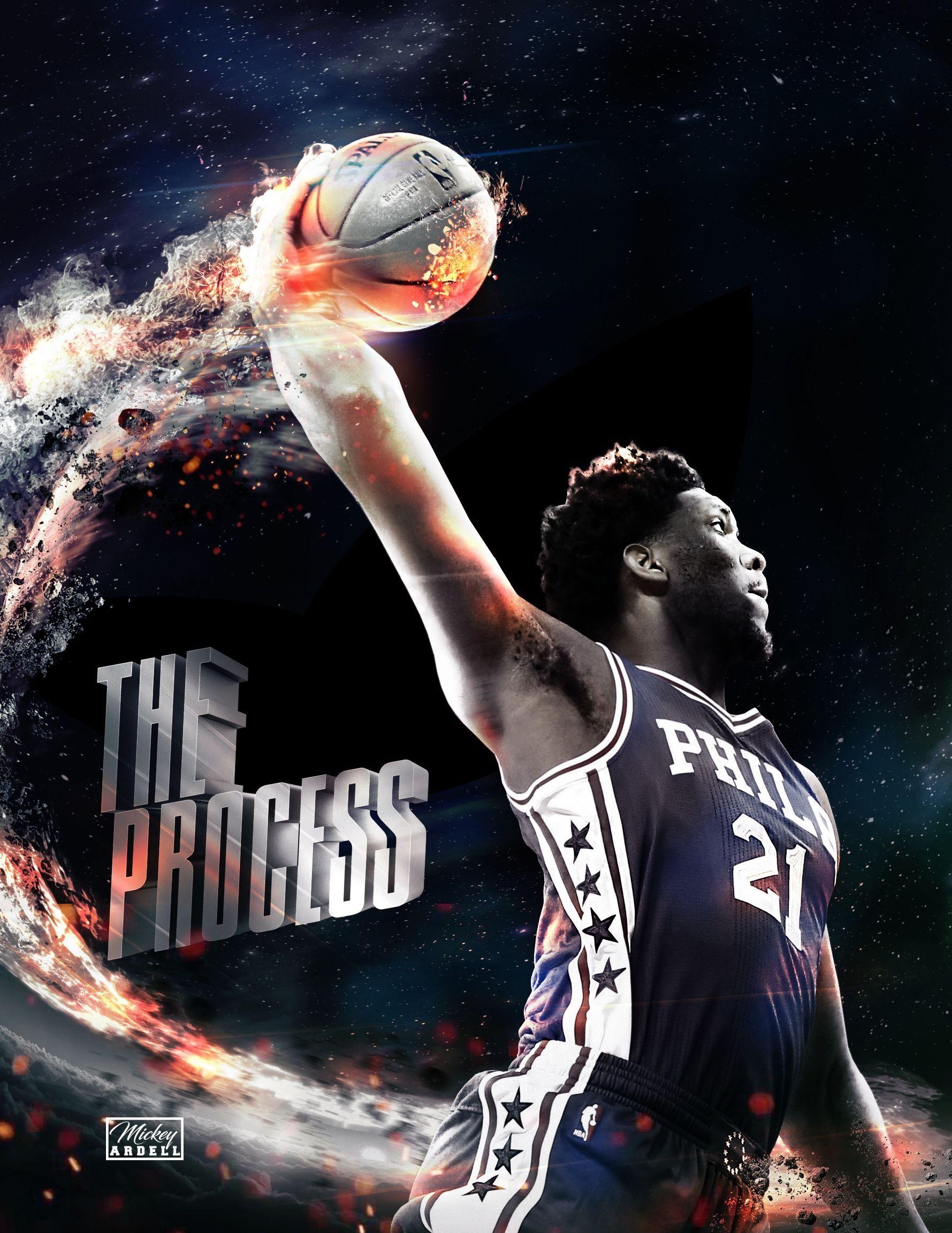 Joel Embiid, WMC Skills, NBA, Basketball, Wallpaper, 1780x2310 HD Handy