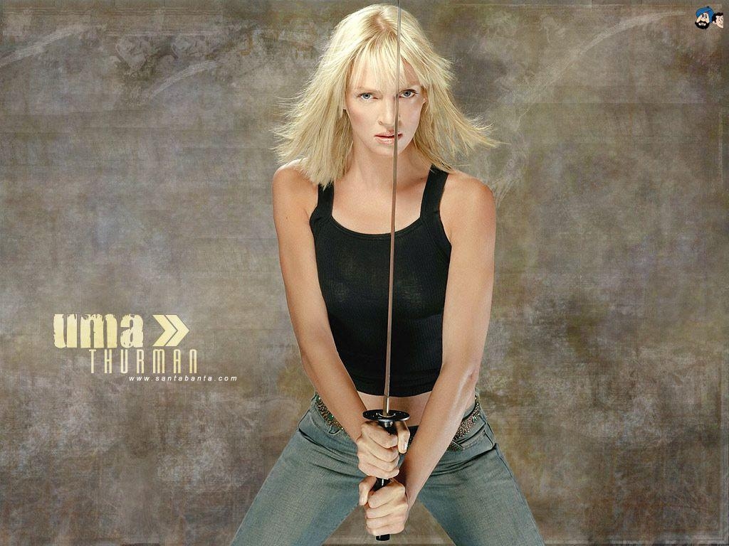 Uma Thurman, Hollywood, Schauspielerin, Schöne, Hintergrund, 1030x770 HD Desktop