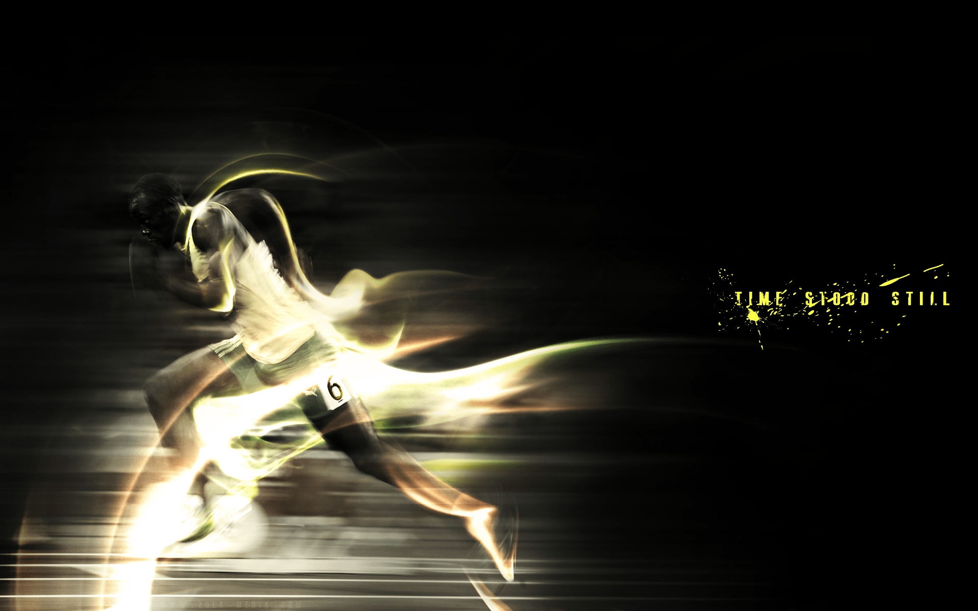 Usain Bolt, Großformatfoto, HD, Sprint, Olympiadekor, 1920x1200 HD Desktop