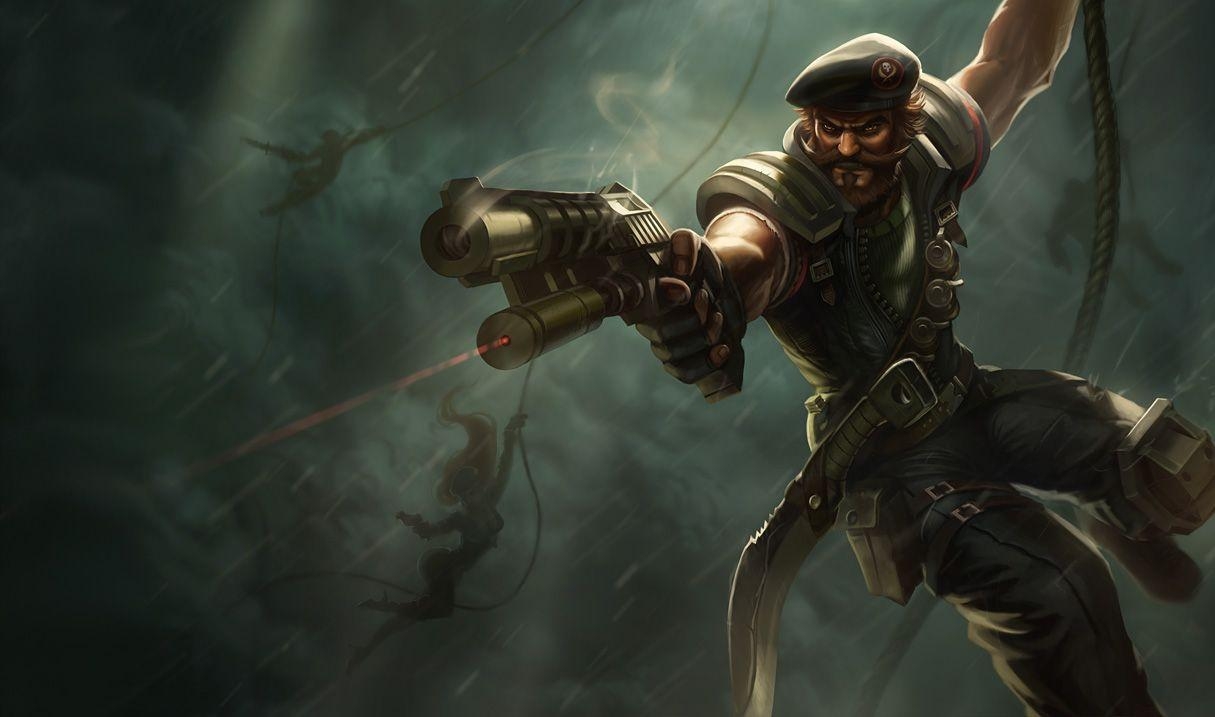 Spezialkräfte, Gangplank, Skin, Legenden, Hintergrund, 1220x720 HD Desktop