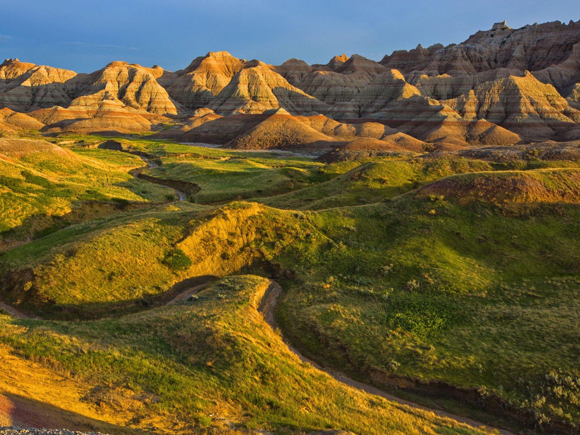 Badlands Nationalpark, South Dakota, Gelbe Hügel, Desktop, HD, 1920x1440 HD Desktop