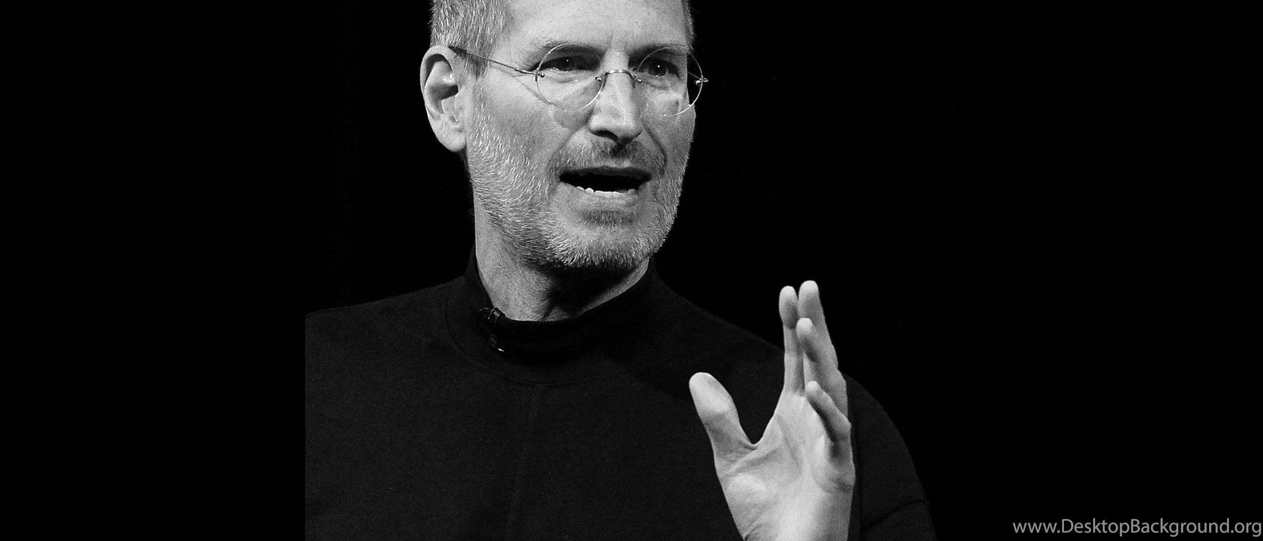 Steve Jobs, Lippen, Darstellung, Porträt, Ausdruck, 2520x1080 Dual Screen Desktop