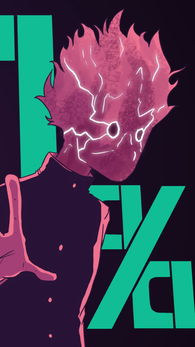 Anime, Mob Psycho 100, Hintergrund, Shigeo, Design, 750x1340 HD Handy