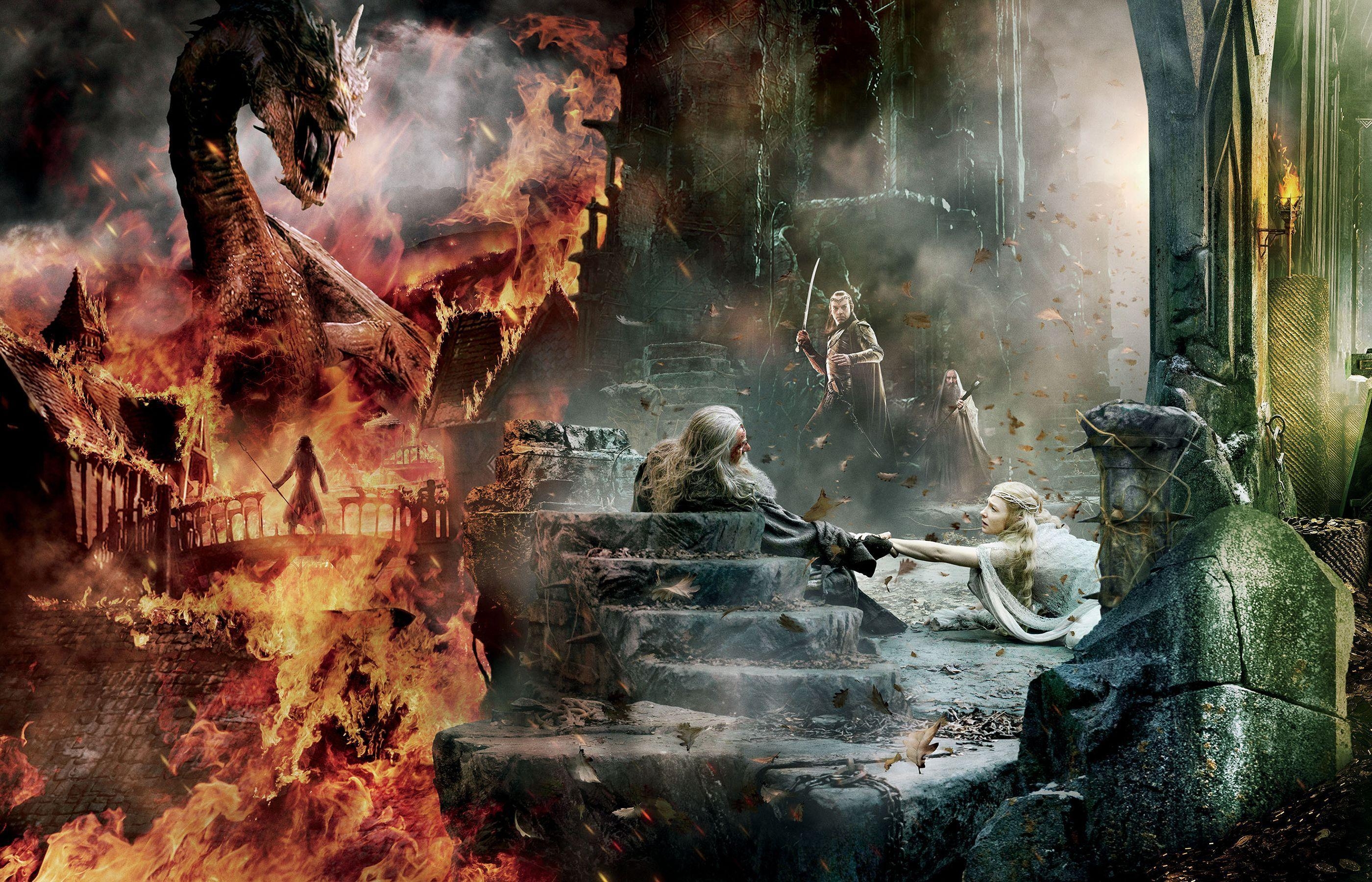 Gandalf, Smaug, Sauron, HD, Bild, 2800x1800 HD Desktop