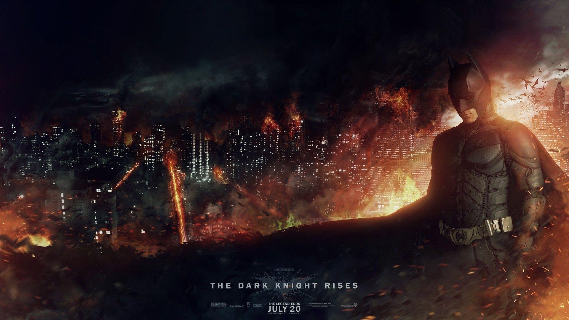 The Dark Knight Rises, Desktop, Christian Bale, DC, Batman, 1920x1080 Full HD Desktop