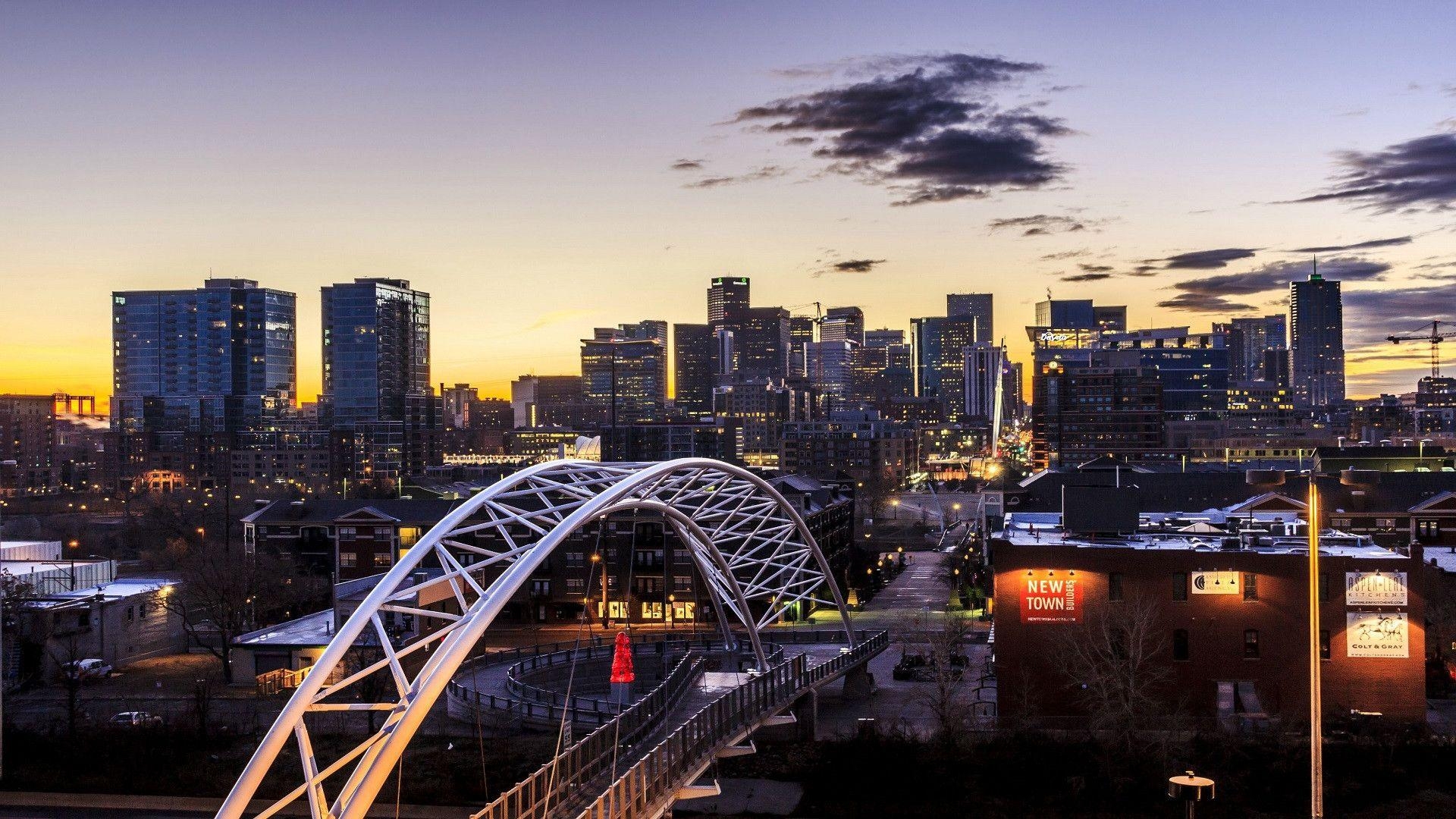 Denver, Colorado, Skyline, Fotografie, Stadtbild, 1920x1080 Full HD Desktop