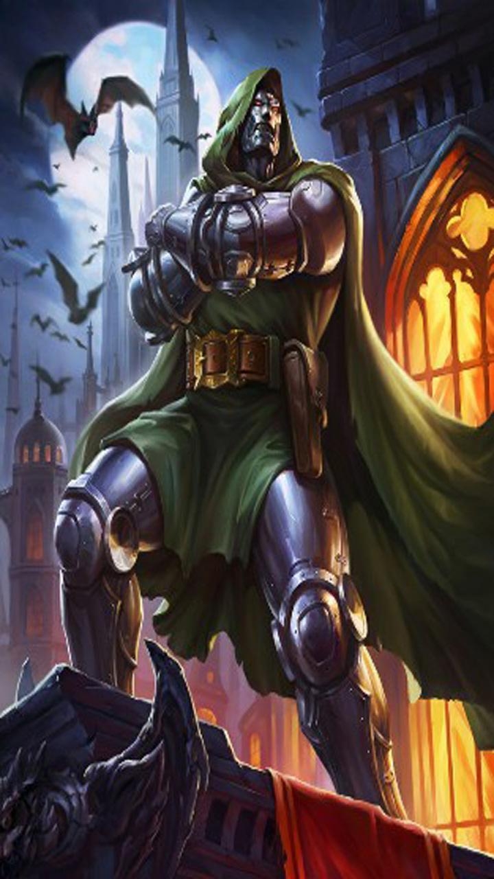 Dr. Doom, Comics, Marvel, HD, Android, 720x1280 HD Handy