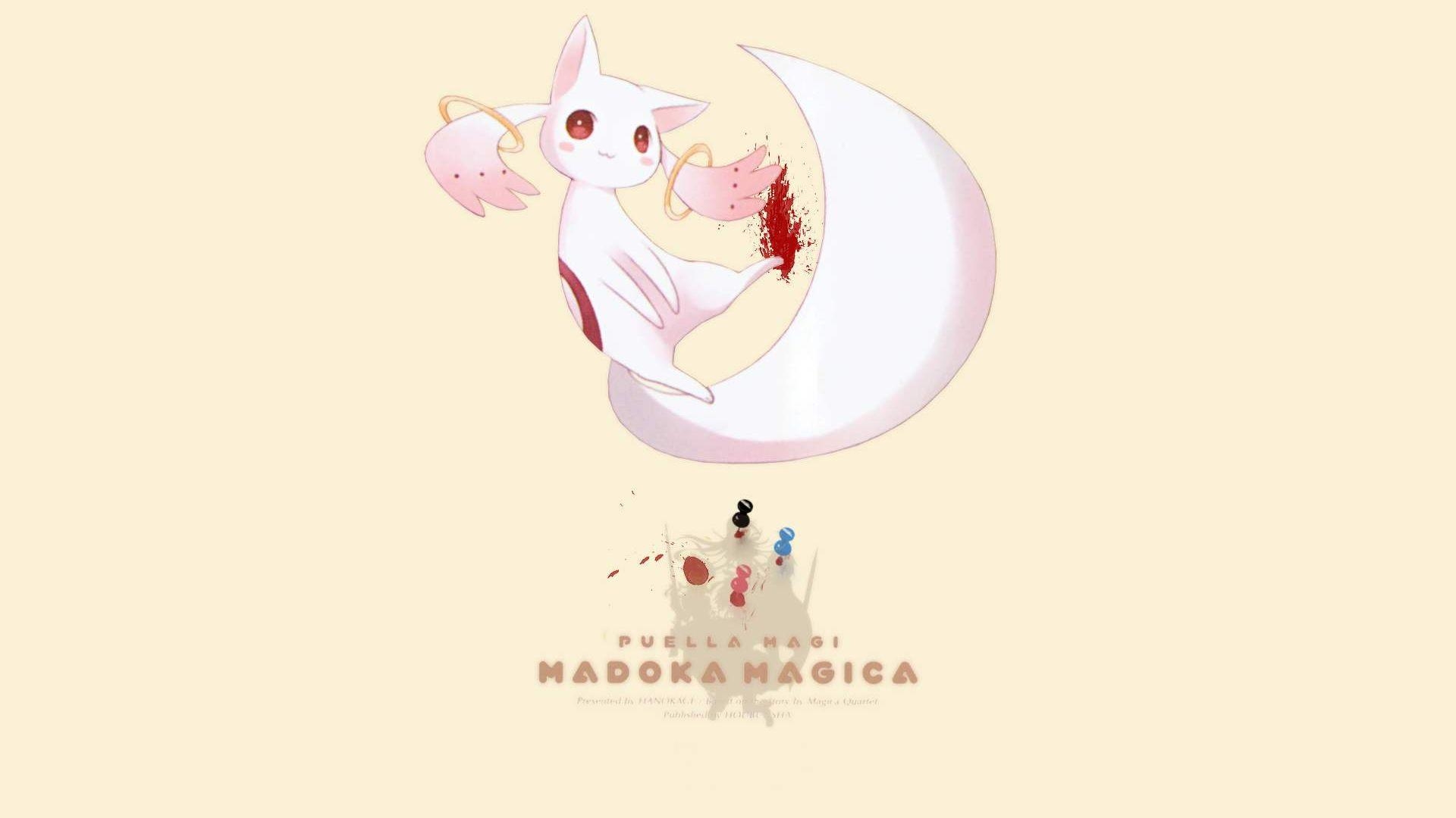 Kyubey, Puella Magi, Madoka Magica, Magie, Anime, 1920x1080 Full HD Desktop