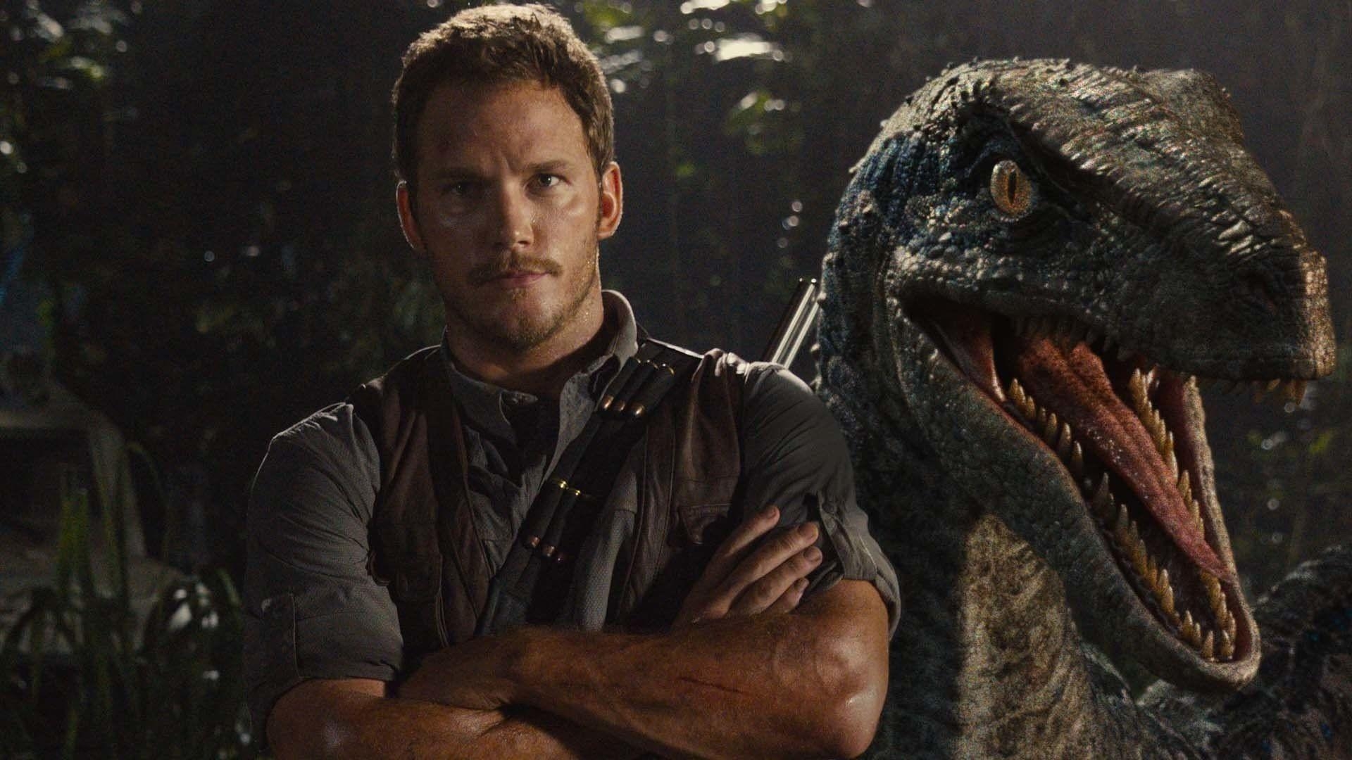 Chris Pratt, Jurassic World, Filme, HD, Dinosaurier, 1920x1080 Full HD Desktop
