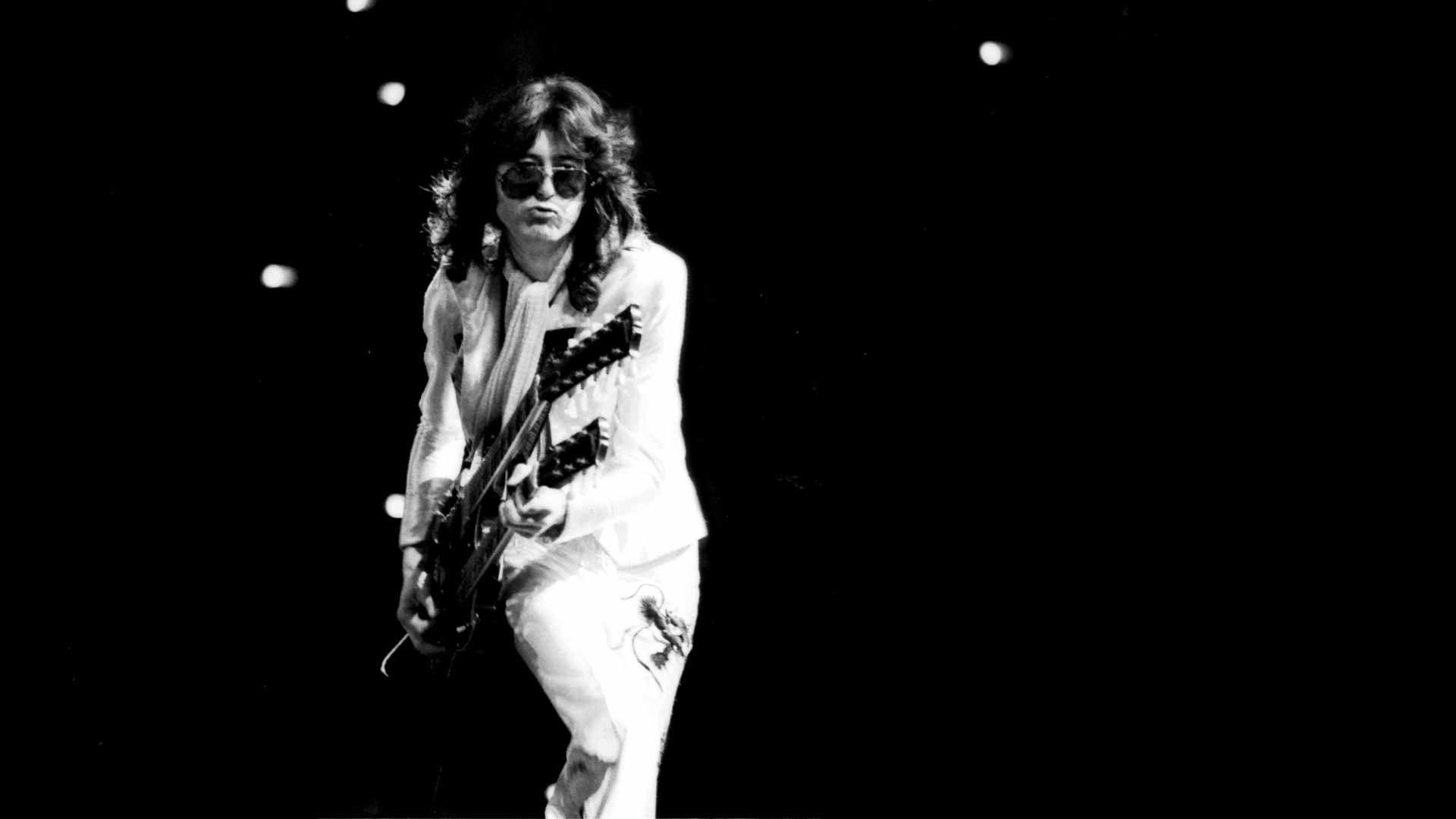 Jimmy Page, Wallpaper, Rockmusik, Gitarre, Kultfigur, 1920x1080 Full HD Desktop