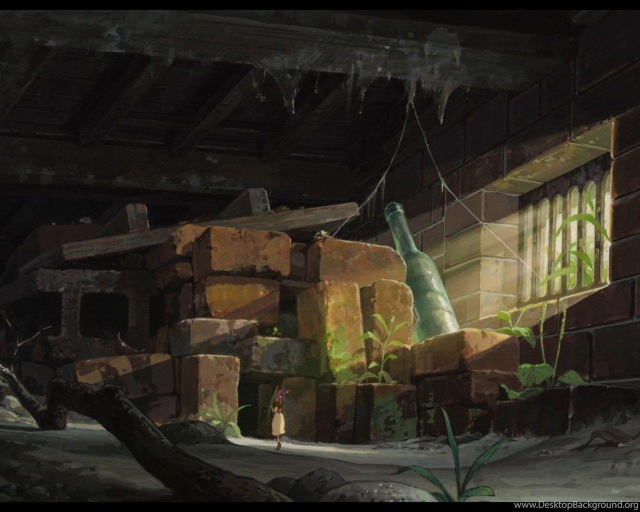 Arrietty, Fanpop, Anime, Hintergrund, Ghibli, 1280x1030 HD Desktop