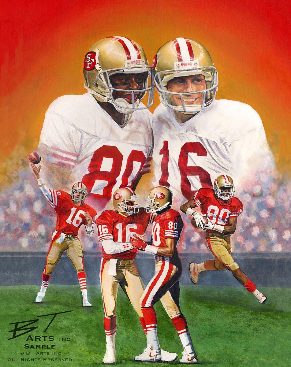 Jerry Rice, Joe Montana, NFL, Download, Sportikonen, 960x1200 HD Handy