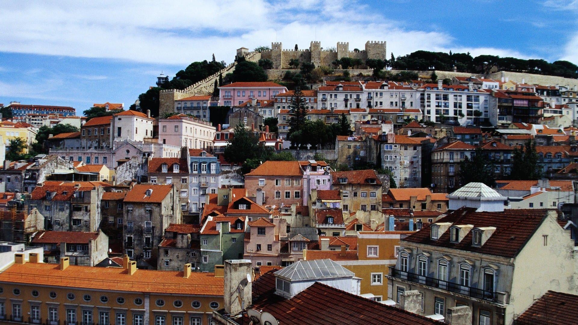 Lissabon, Portugal, Hintergrund, Estremadura, Reisen, 1920x1080 Full HD Desktop