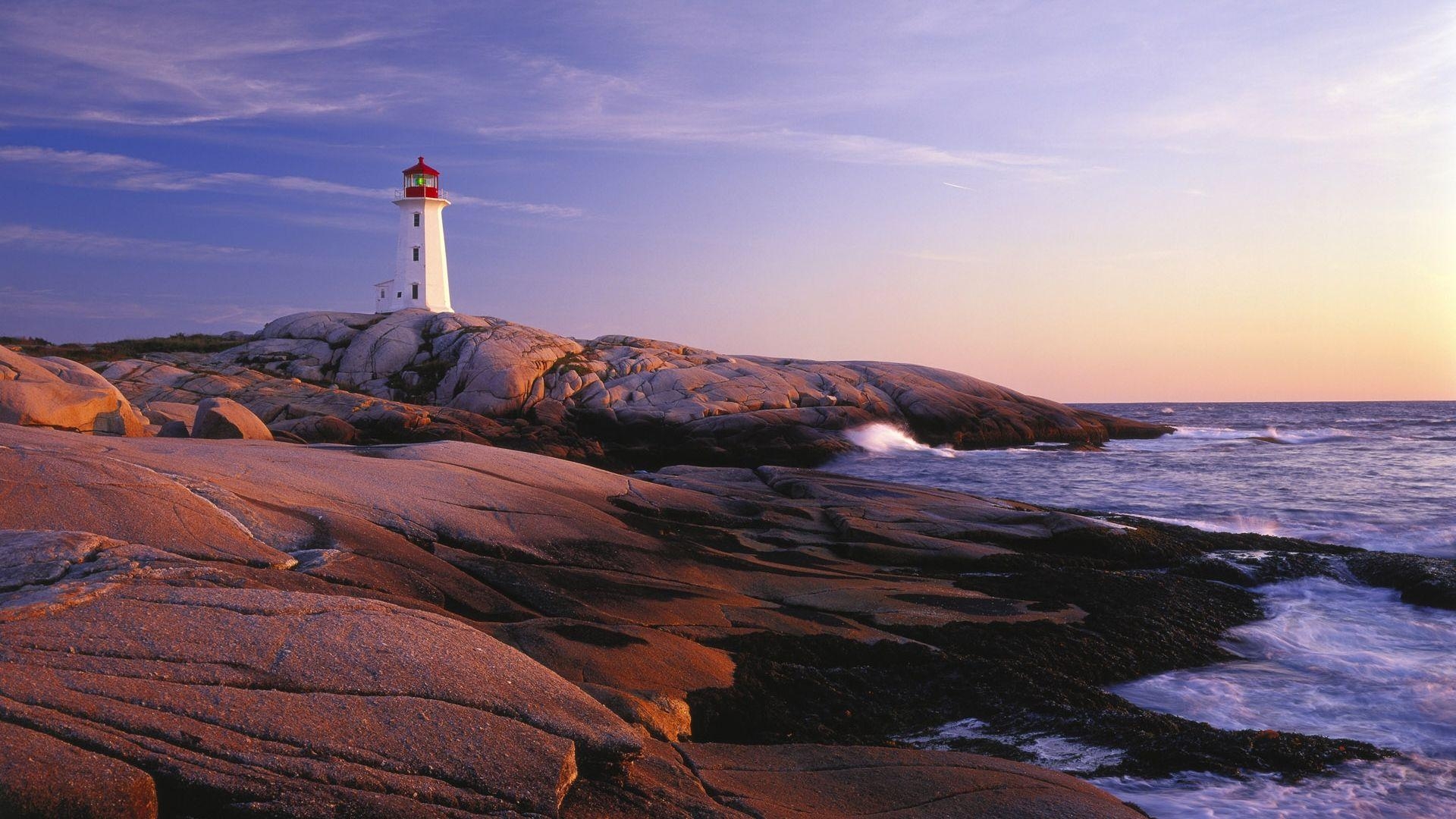 Leuchtturm, Küste, Ozean, Hintergrund, Landschaft, 1920x1080 Full HD Desktop