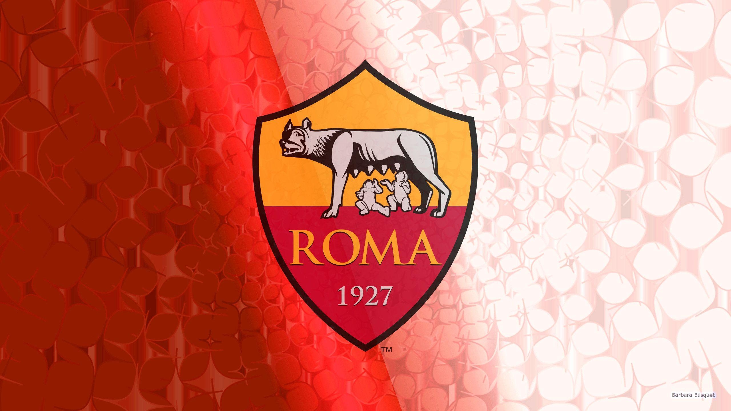 AS Roma, Leidenschaft, Tapete, Italien, Vereinsfarben, 2560x1440 HD Desktop