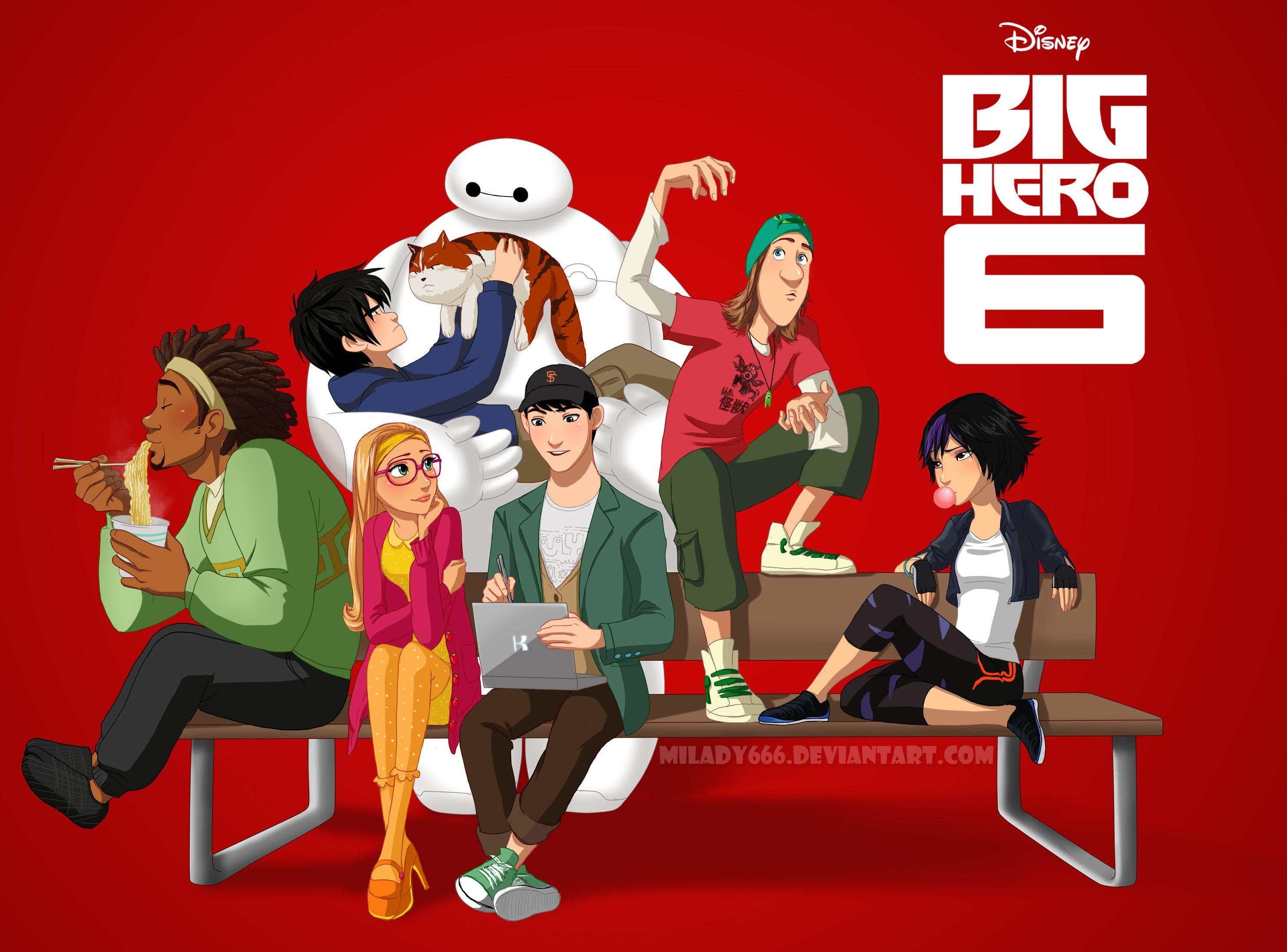 Big Hero 6, HD, Format, Disney, Abenteuer, 2970x2200 HD Desktop