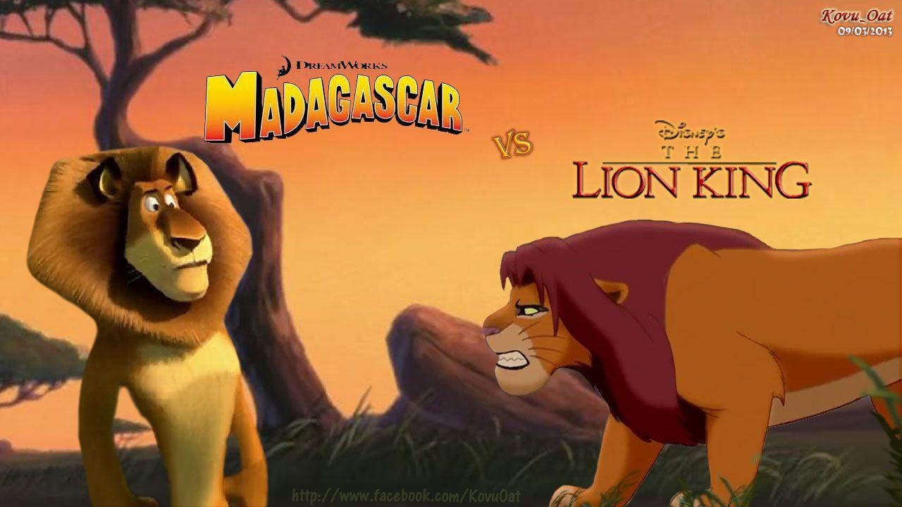 Simba, Lion King, Disney, Alex, DreamWorks, 1280x720 HD Desktop