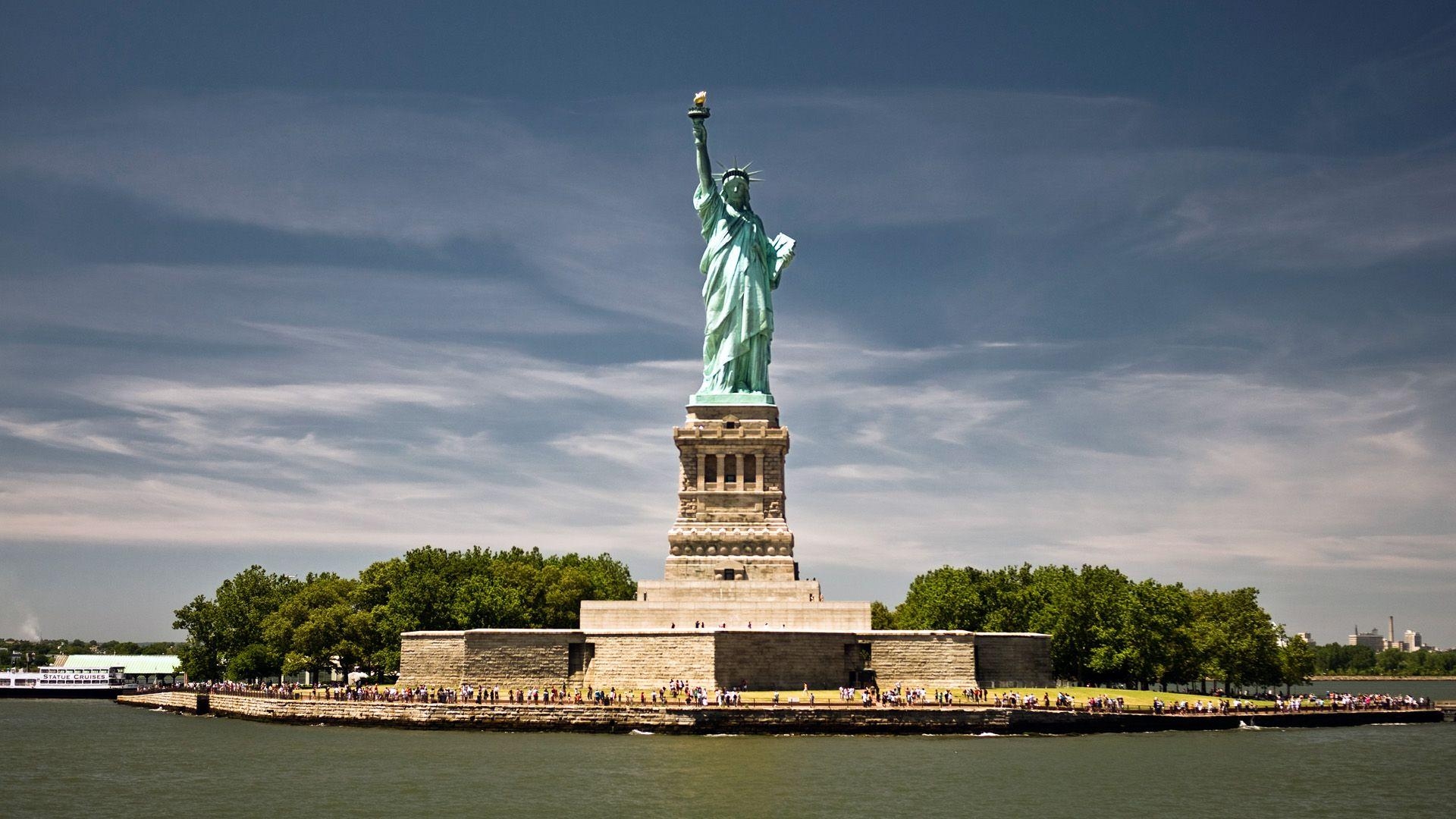 Freiheitsstatue, Amerika, 1080p, Symbol, Reisen, 1920x1080 Full HD Desktop