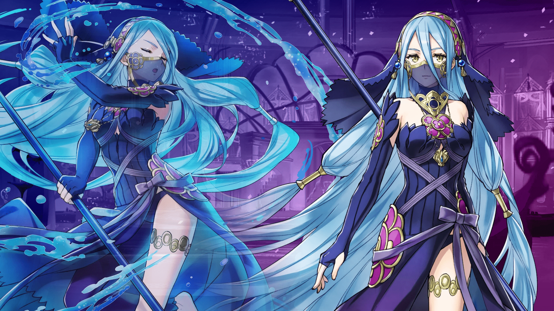 Azura, Fire Emblem, Helden, Gaming, Fantasy, 1920x1080 Full HD Desktop