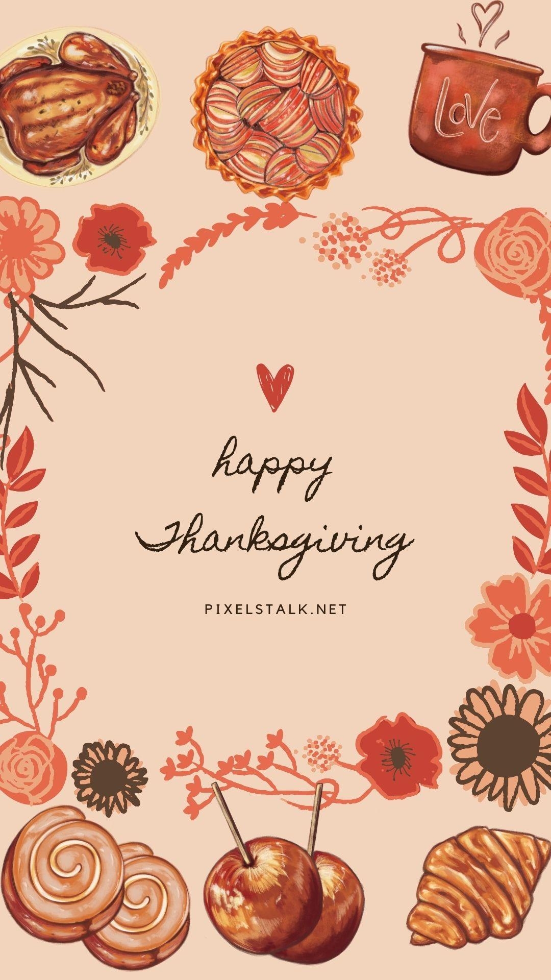 Pink, Thanksgiving, Kostenlos, Download, Hintergrund, 1080x1920 Full HD Handy