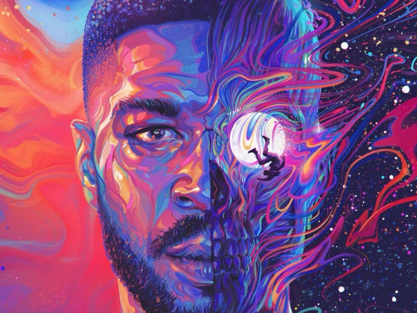 Kid Cudi, Man on the Moon, Album, Chosen, Musik, 1400x1050 HD Desktop