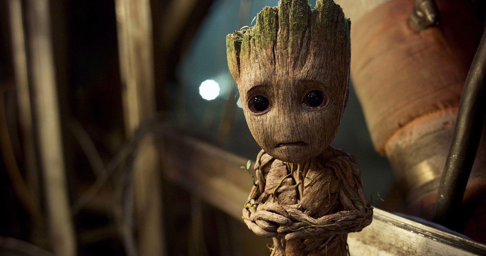 Groot, hohe Qualität, Marvel, Filme, Wächter, 2000x1060 HD Desktop