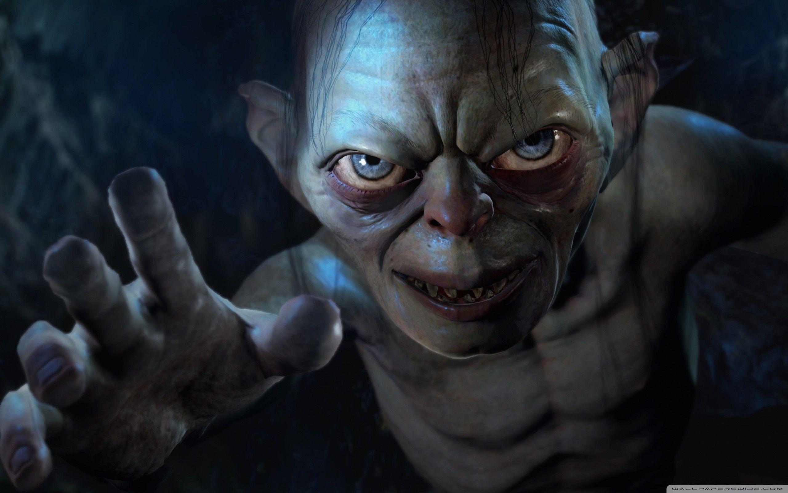 Smeagol, Gollum, Der Herr der Ringe, Hintergrundbild, Film, 2560x1600 HD Desktop