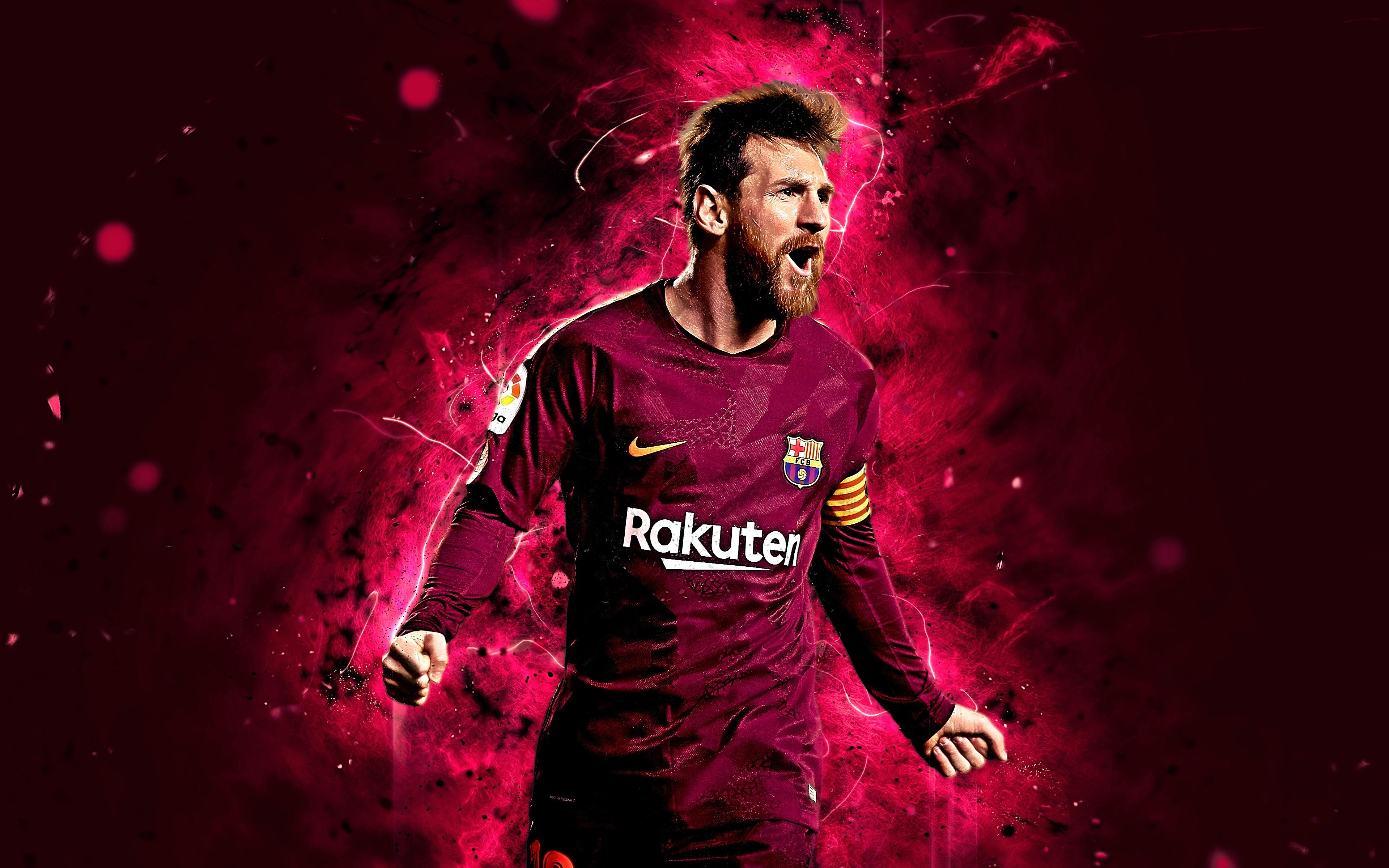 Lionel Messi, Download, HD, Fußball, Bild, 3840x2400 4K Desktop