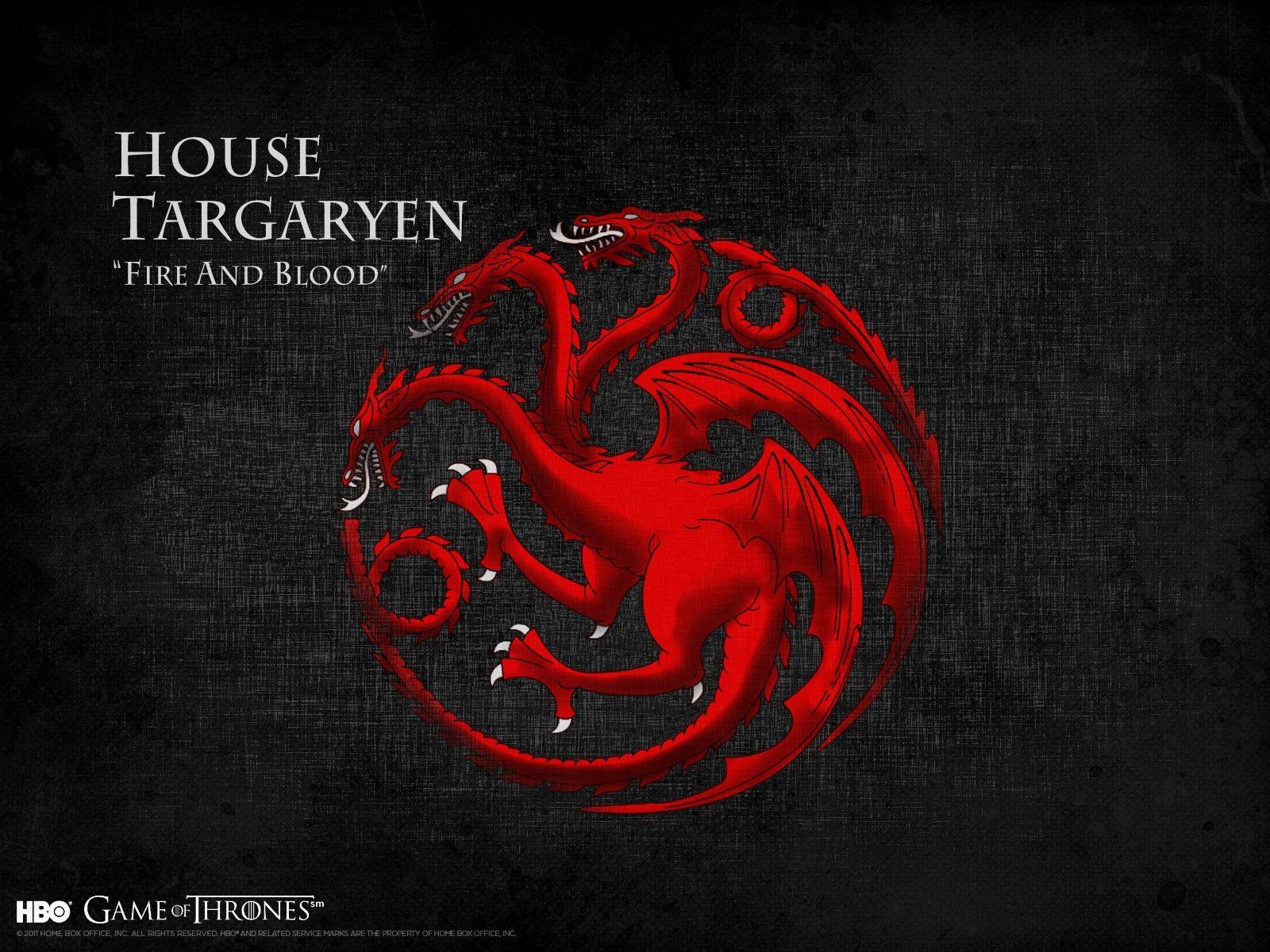 Wappen, Haus Targaryen, Game of Thrones, Drachen, Serie, 1600x1200 HD Desktop